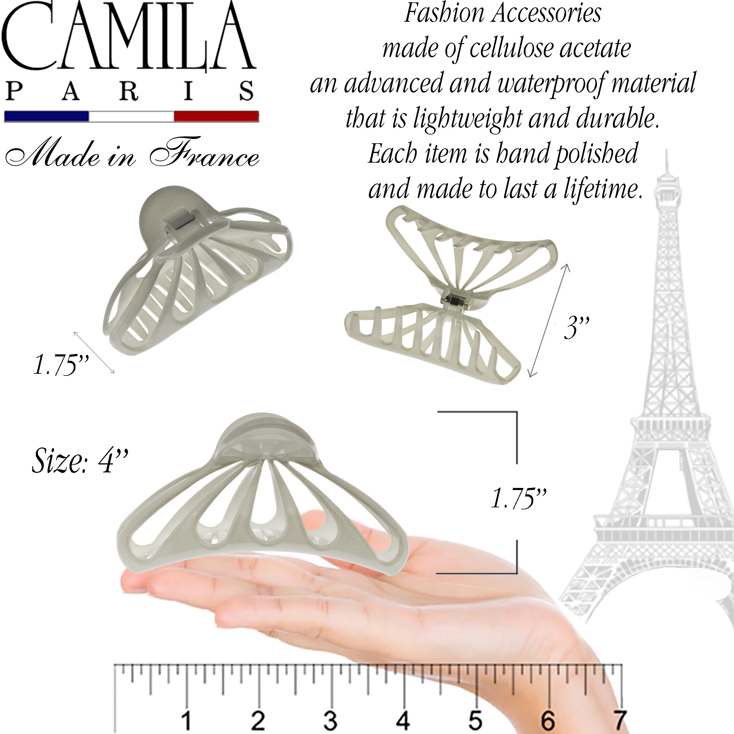 Camila Paris Octopus Hair Clips Drips Cutout