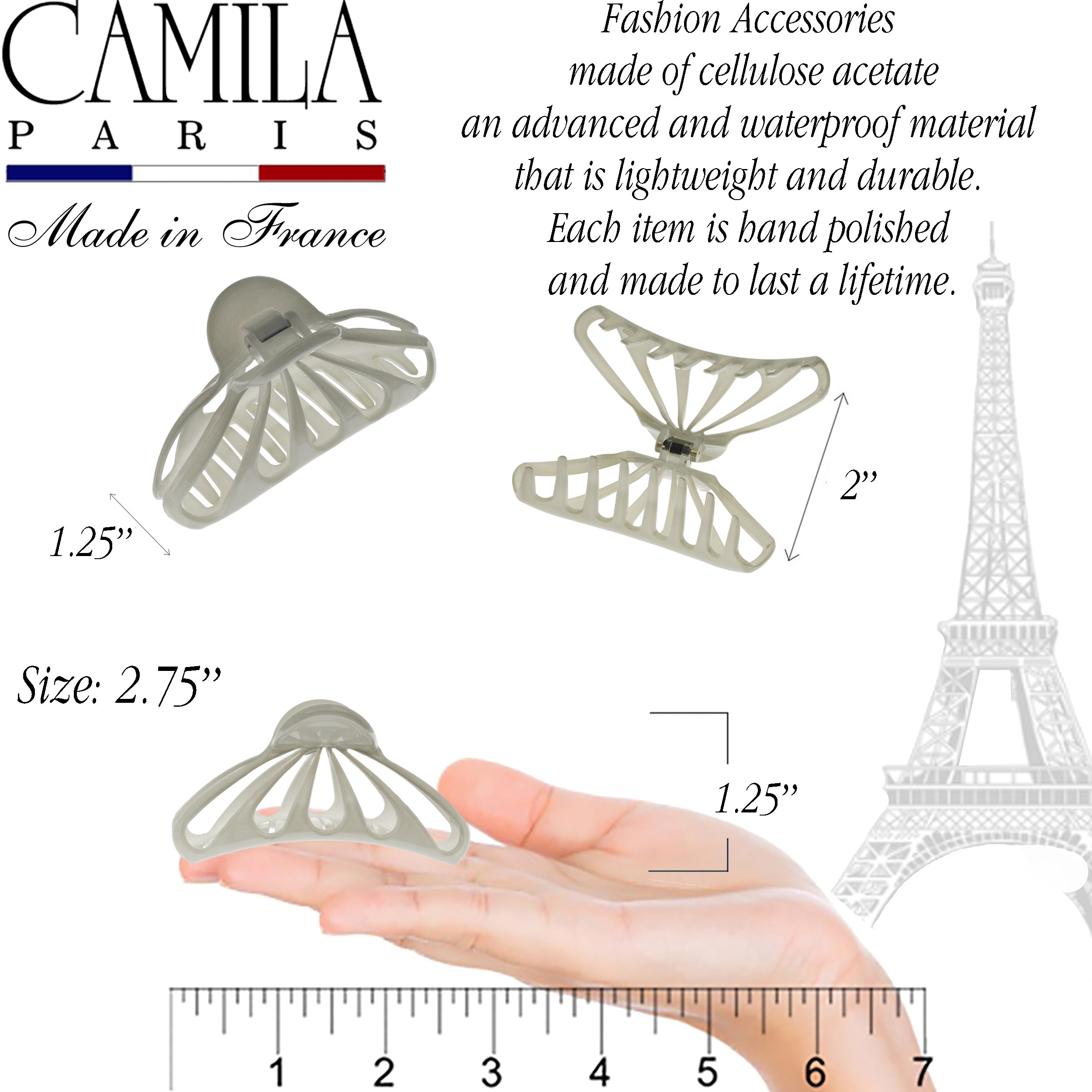 Camila Paris Octopus Hair Clips Drips Cutout