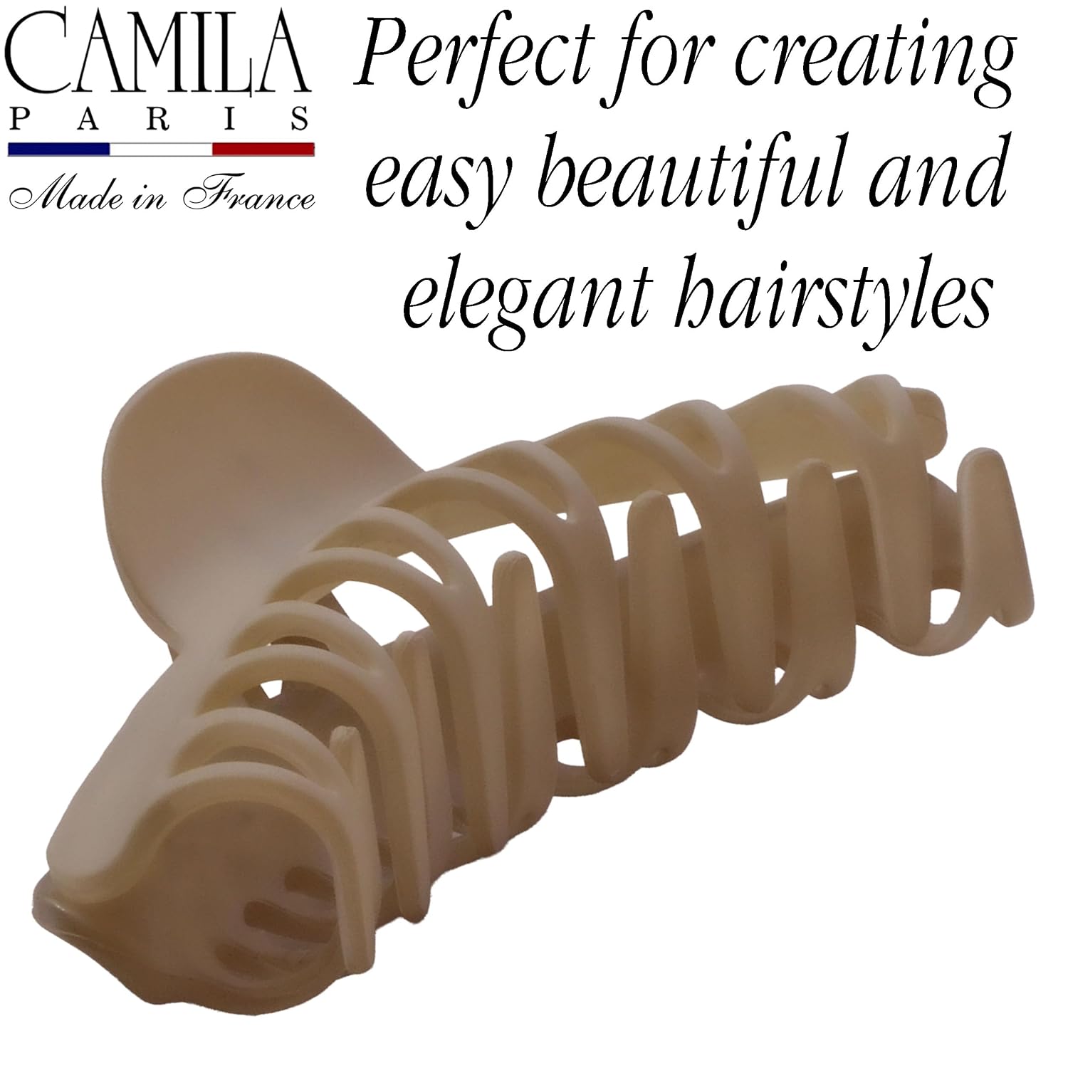 Camila Paris French Large Jaw Claw Clip for Women, 4.55"