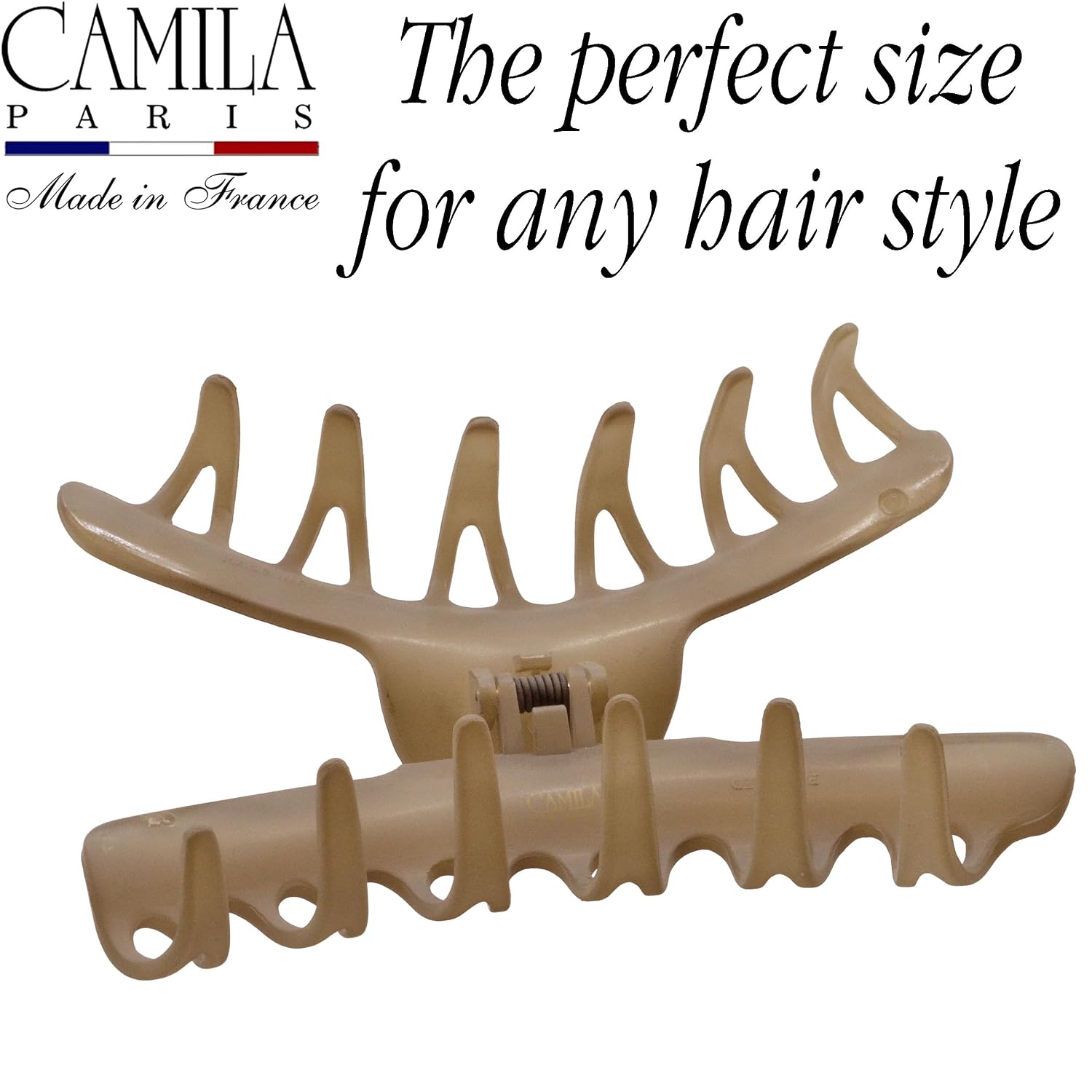 Camila Paris French Large Jaw Claw Clip for Women, 4.55"