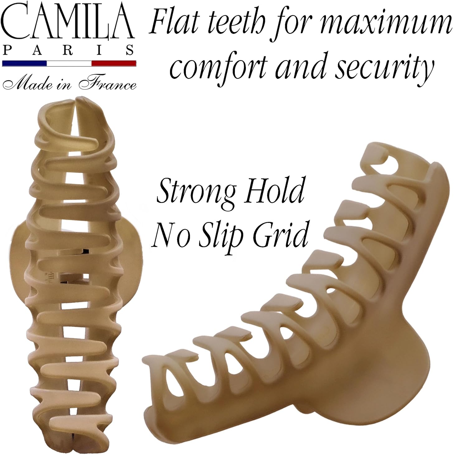 Camila Paris French Large Jaw Claw Clip for Women, 4.55"
