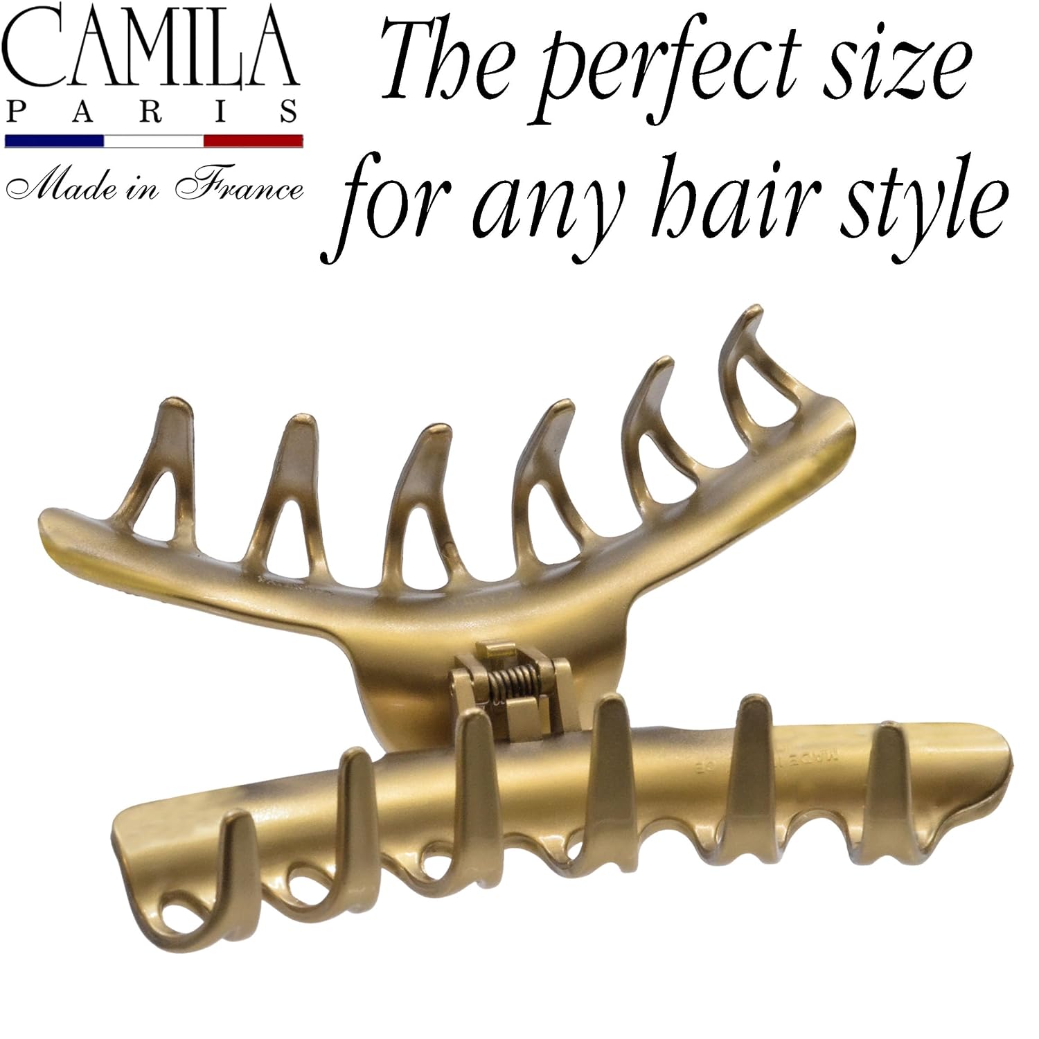 Camila Paris French Large Jaw Claw Clip for Women, 4.55"