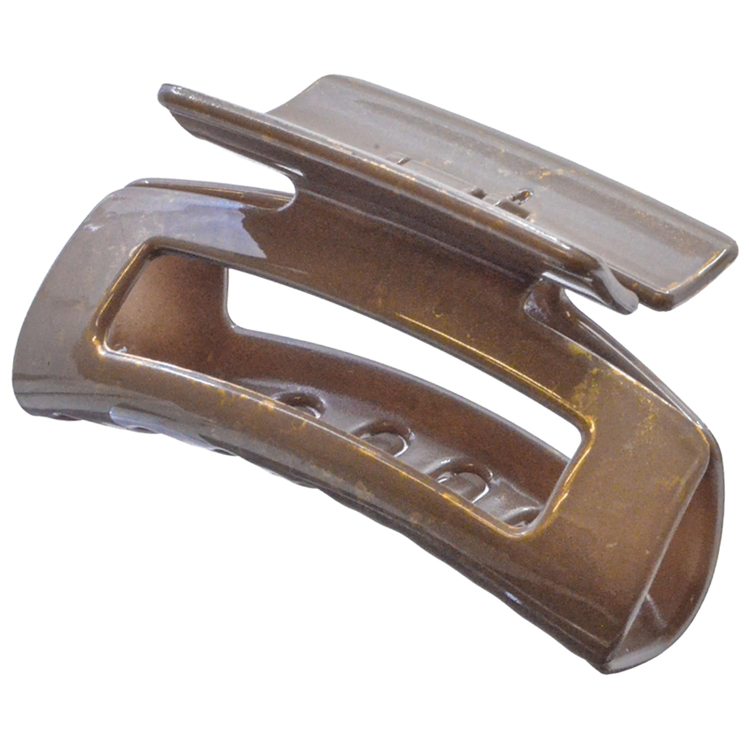 French Square Open-Center Claw Clip for Women 3.34"