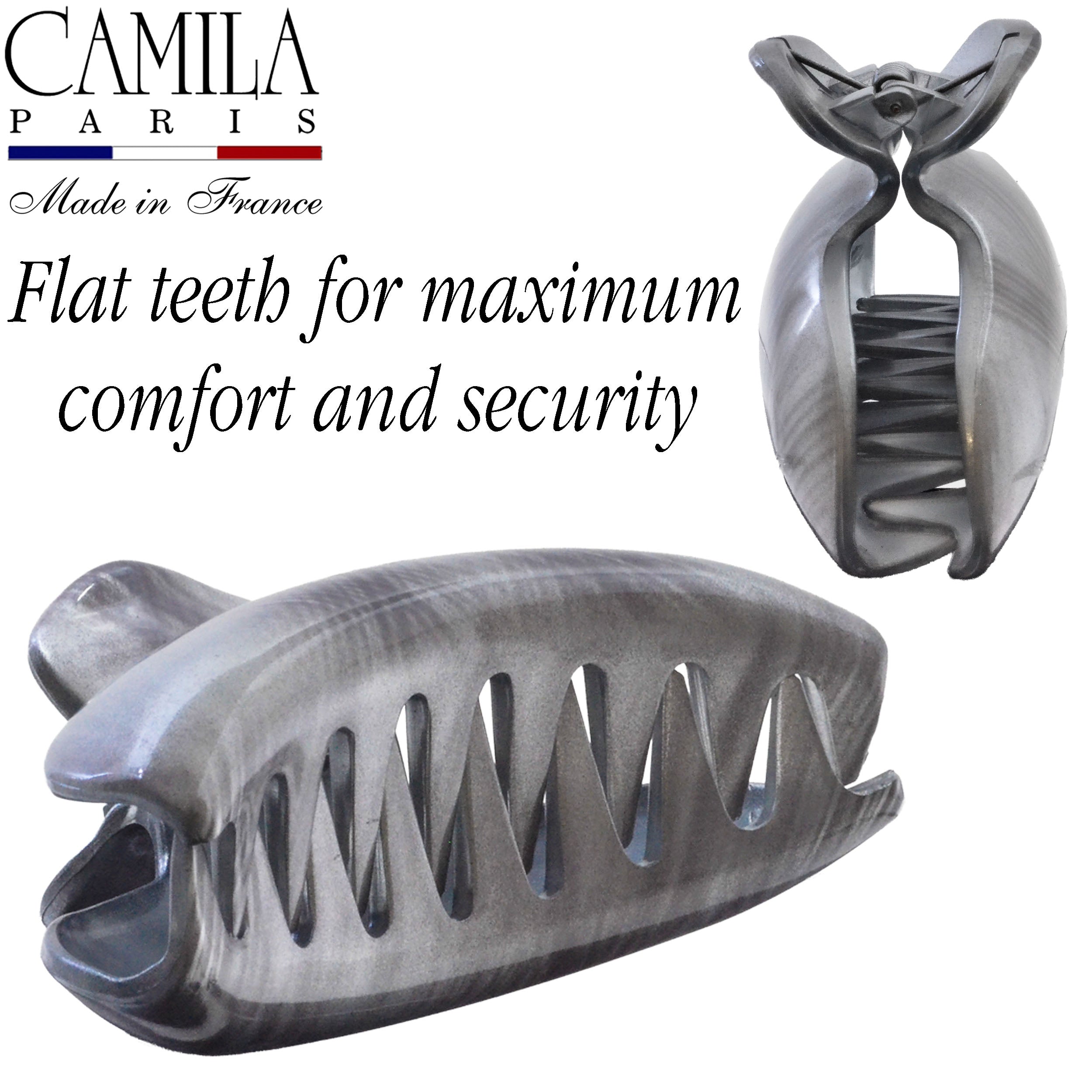 Large Flat Tooth Hair Clip - Canard