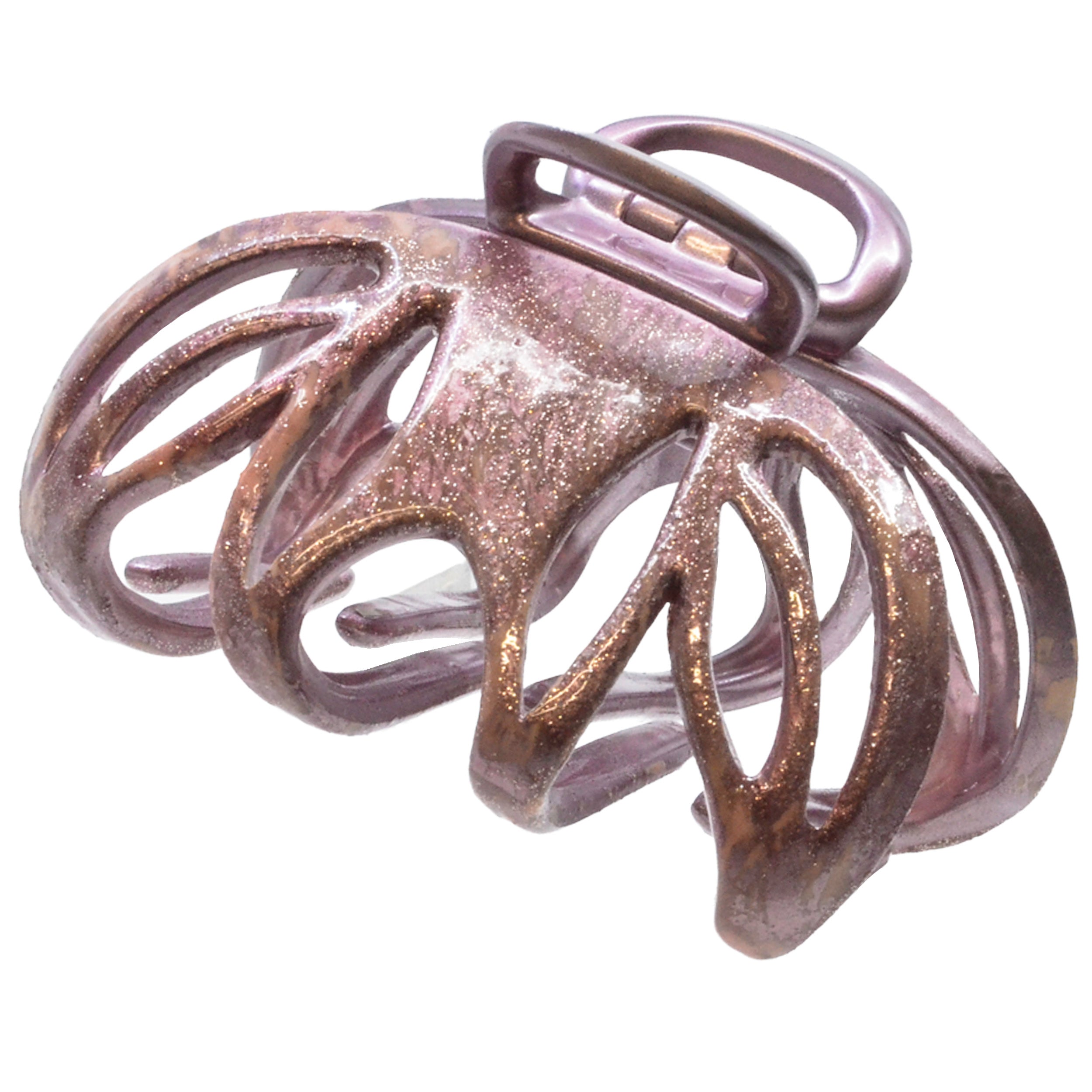 Hand Painted Grip Link Volume Hair Clip - Grenouille