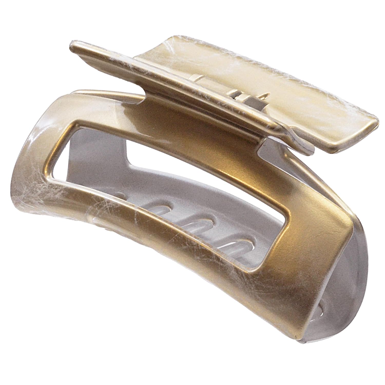 French Square Open-Center Claw Clip for Women 3.34"