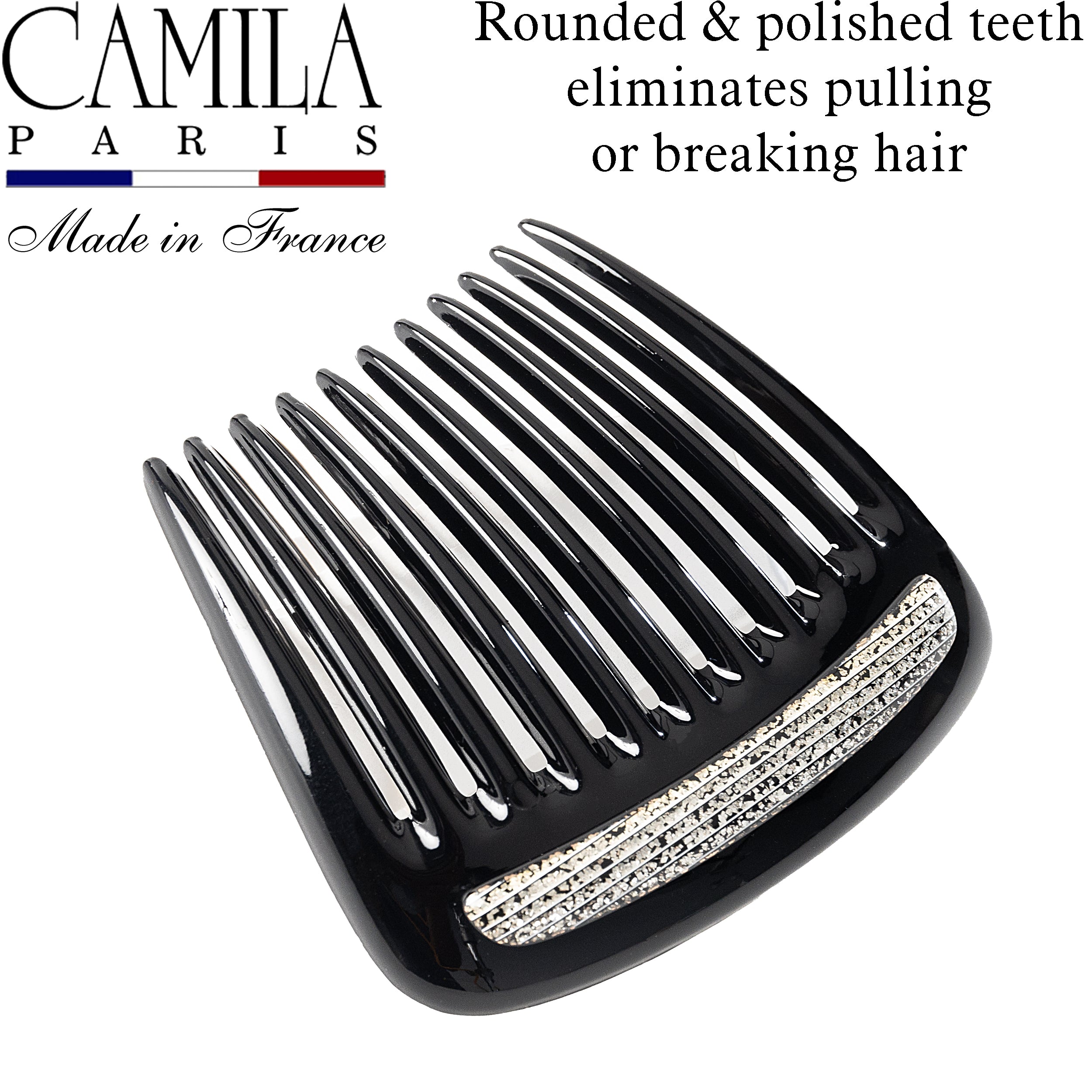 Camila Paris Hair Side Comb Charlotte Small Decorative Made in France