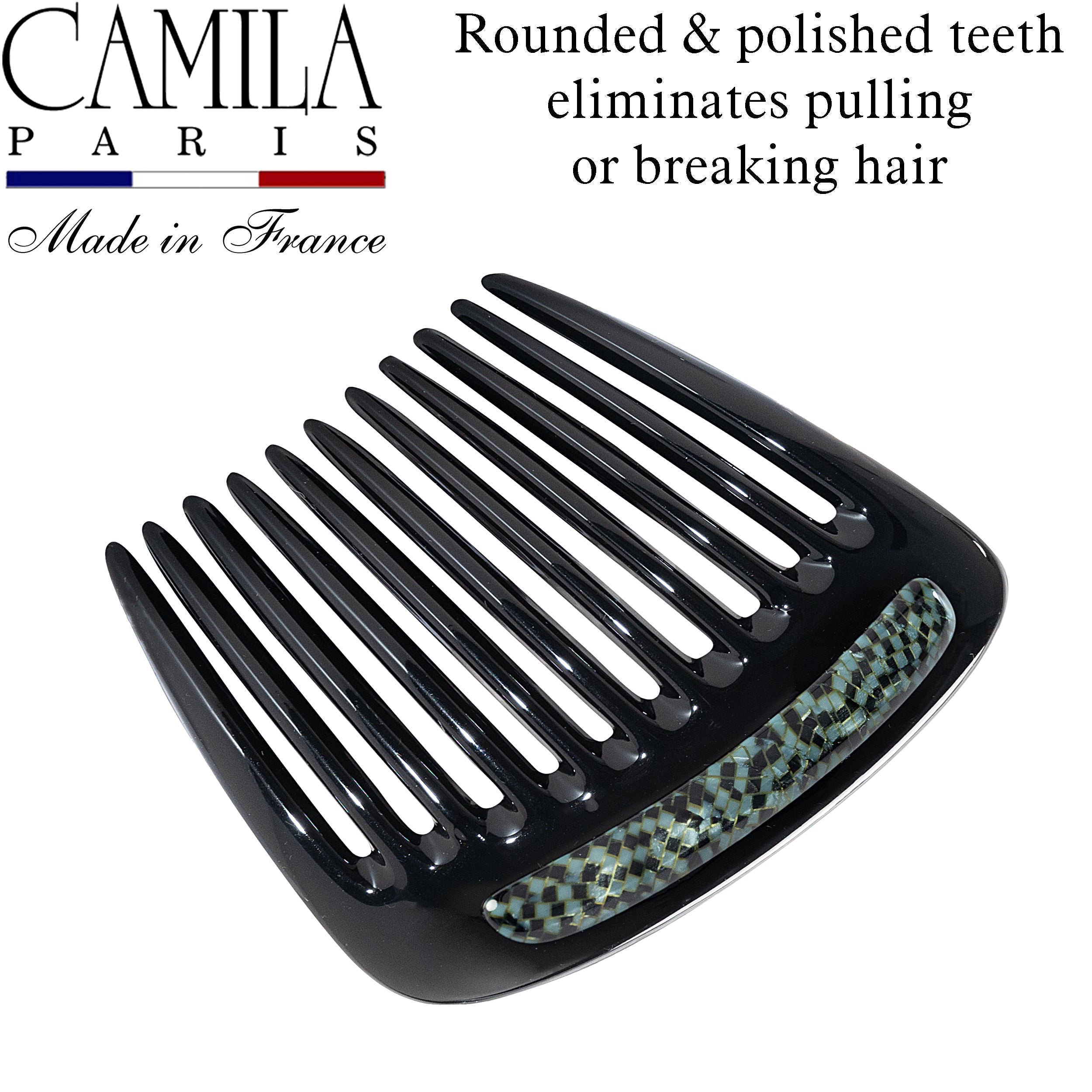 Camila Paris Hair Side Comb Charlotte Small Decorative Made in France
