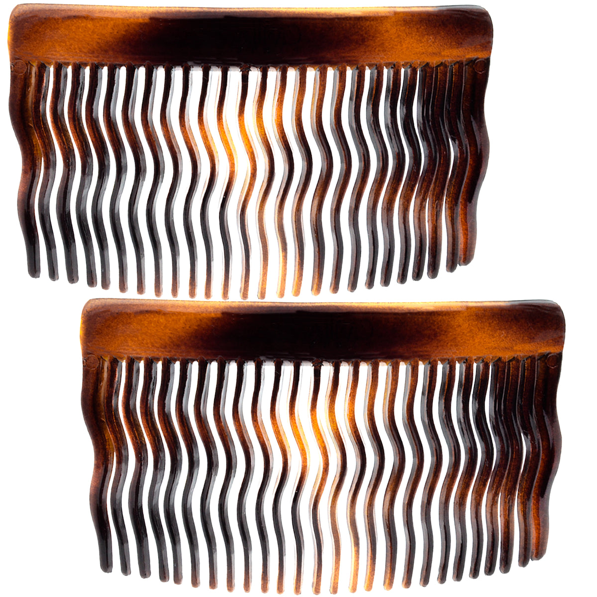 French Low-Profile Hair Side Comb Pair - Ruisseau