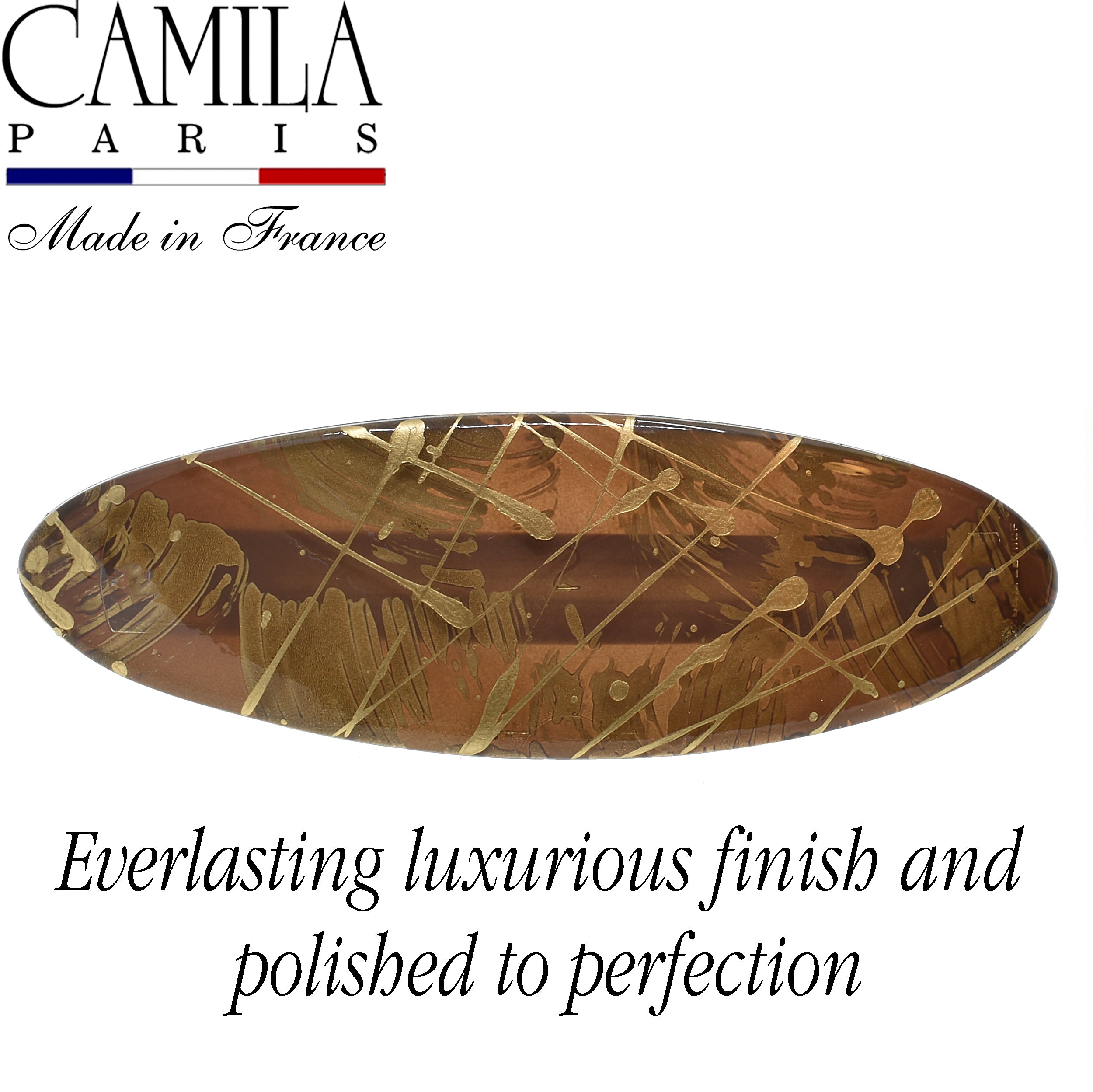 Camila Paris Hair Barrettes Mona Oval Skinny
