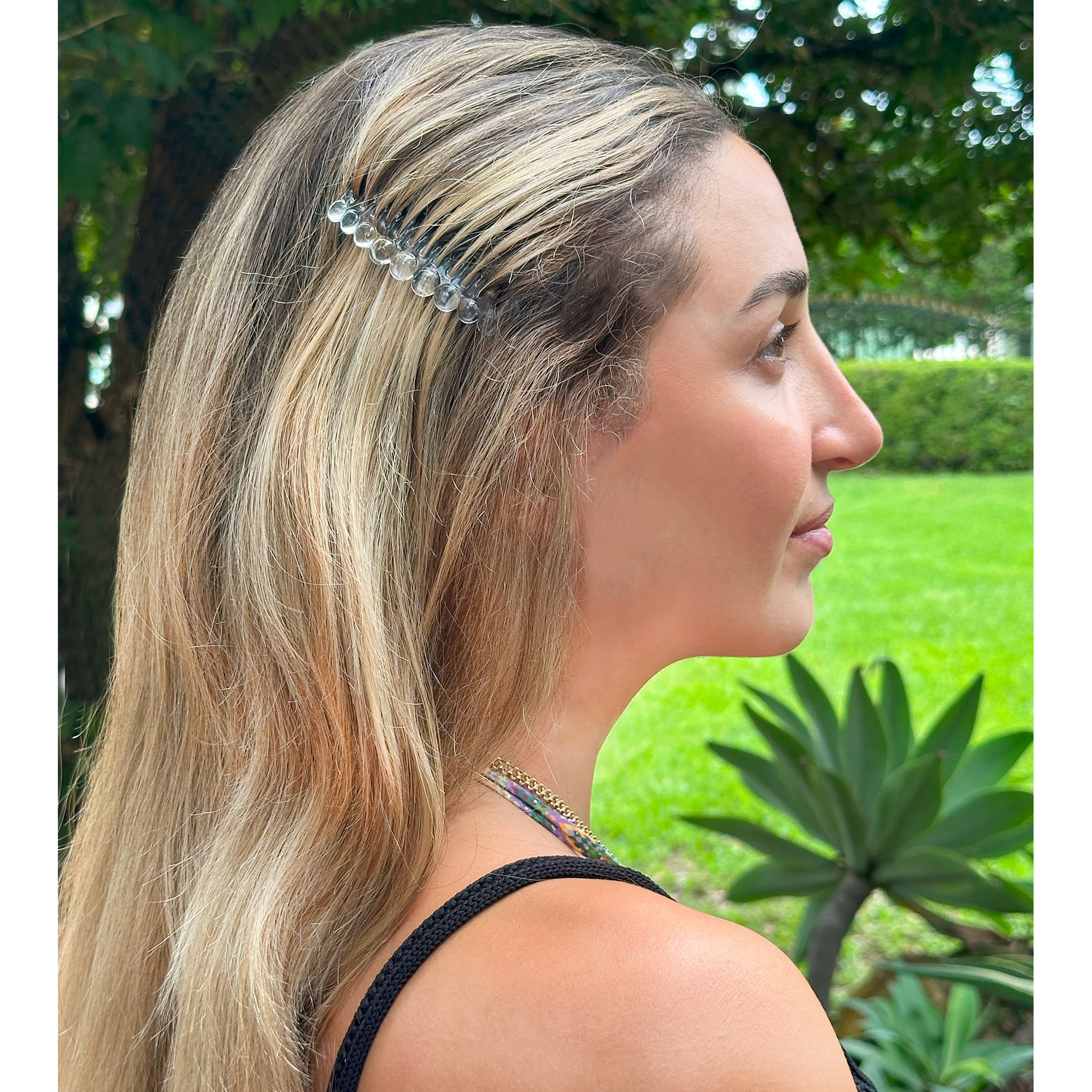 Camila Paris Hair Side Combs Small Bubble Pair