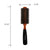 2.25" Nylon and Natural Bristle Round Hair Brush with Foam Handle