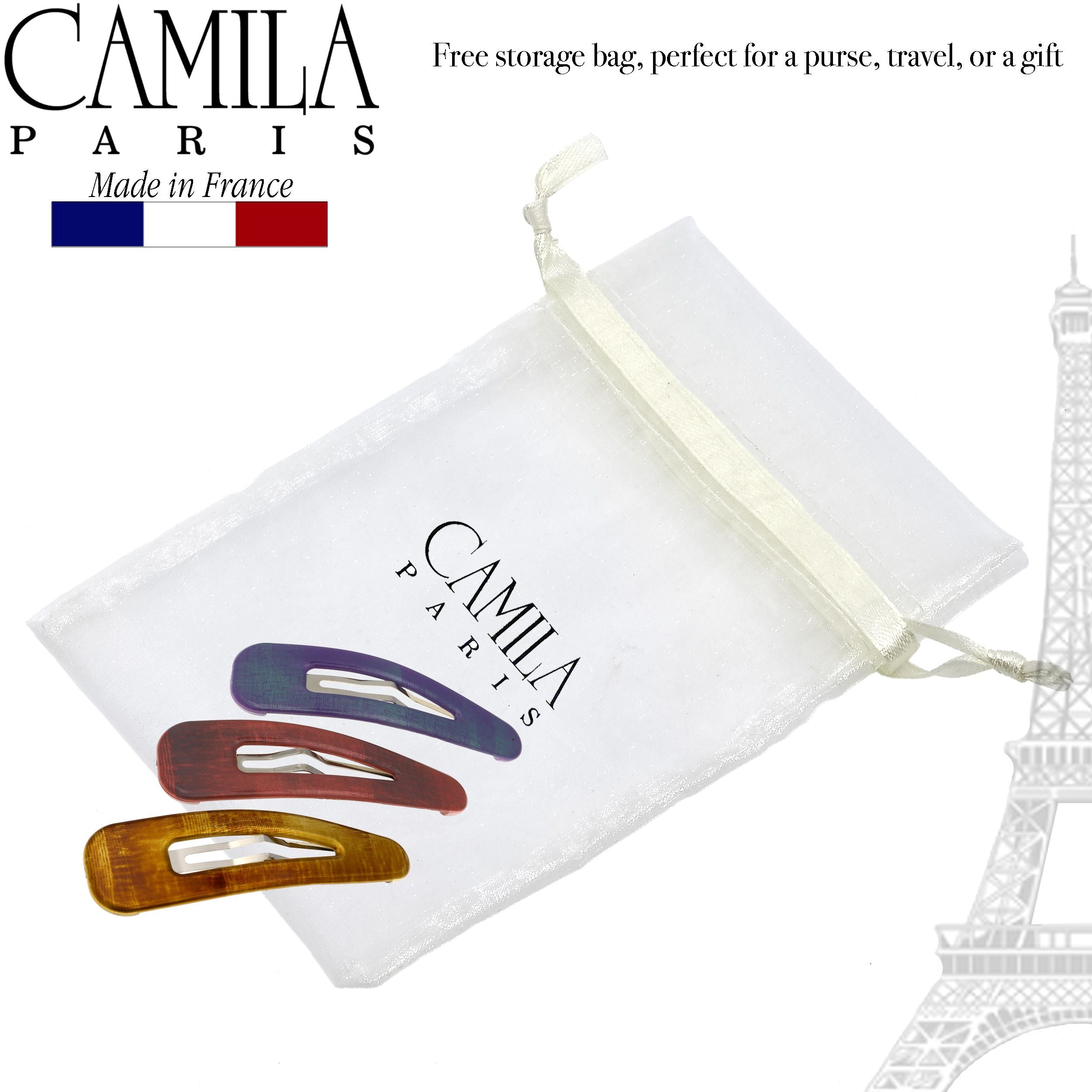 Camila Paris Hair Barrettes Large Classic 3 Pack