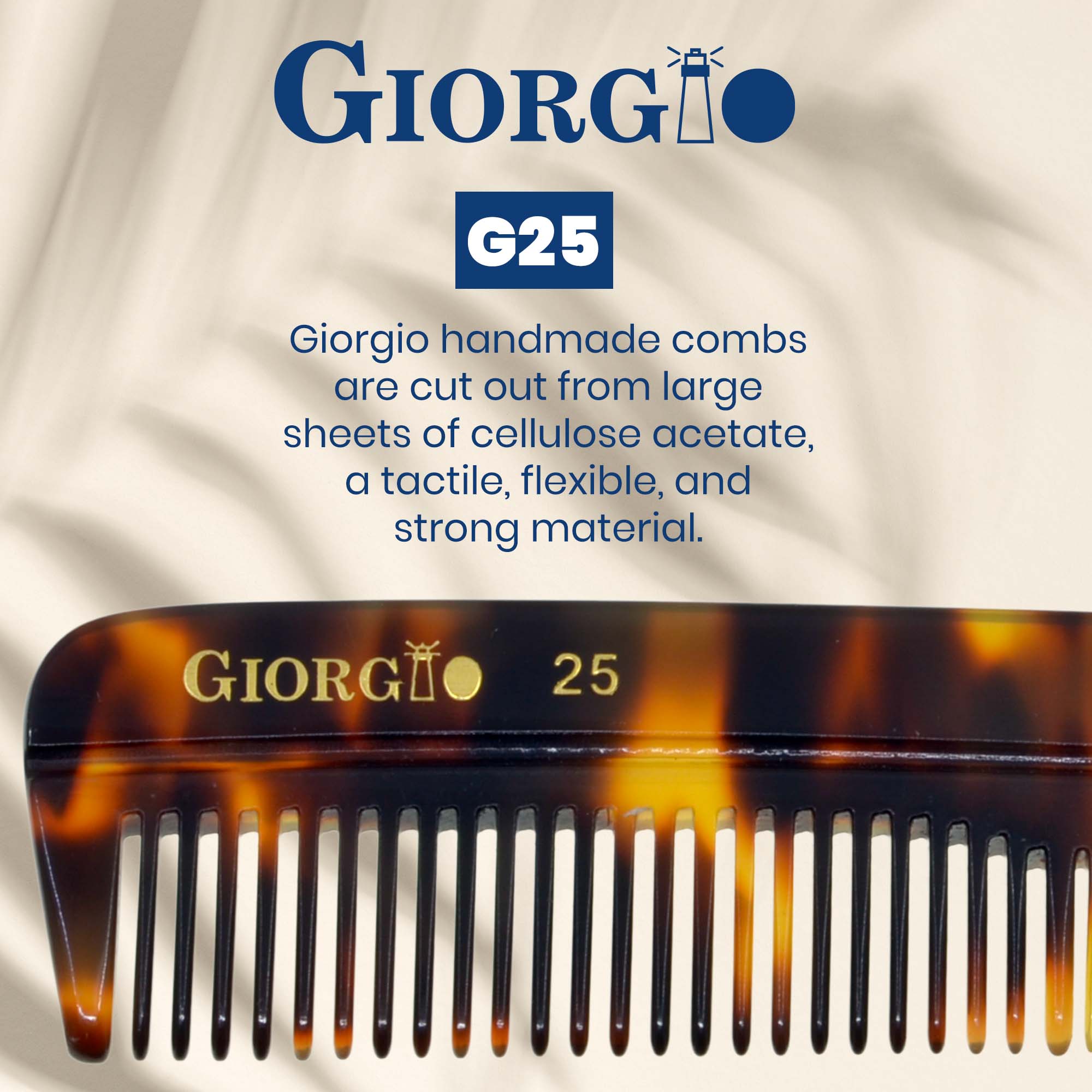 5.1" Handmade Fine and Wide Tooth Pocket Dressing Comb