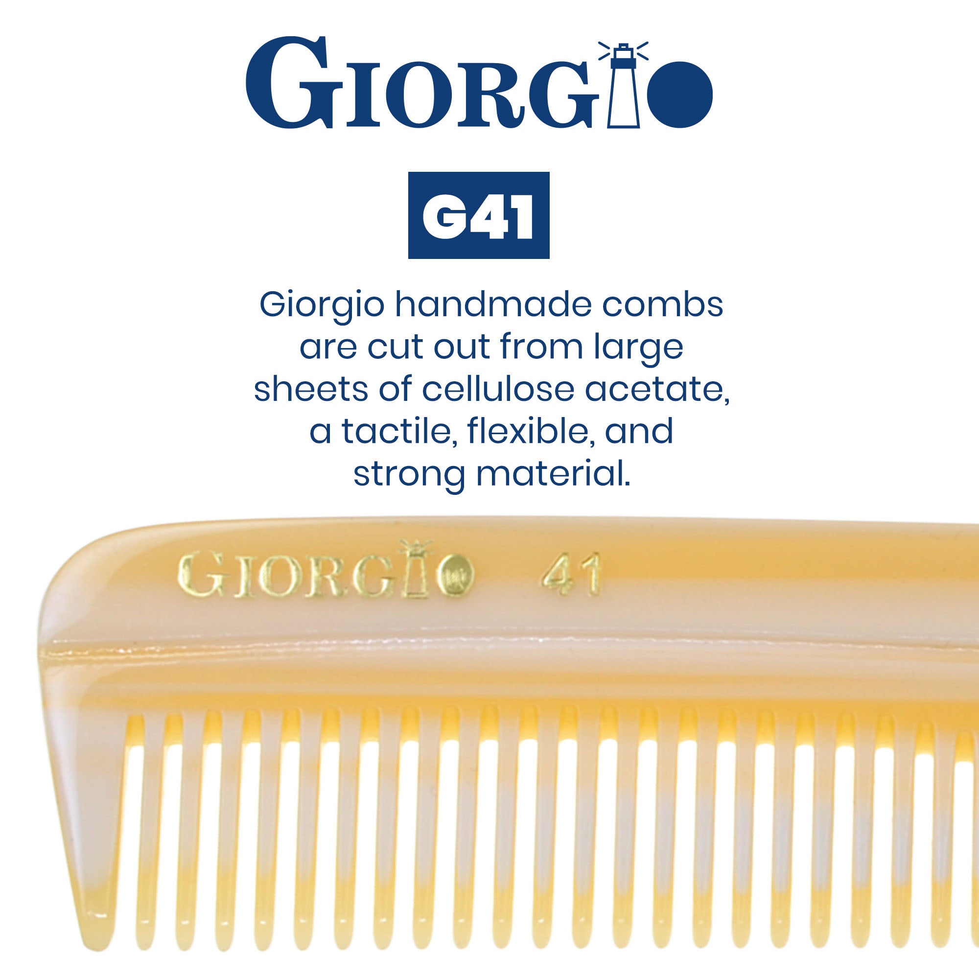 5.1" Handmade Fine and Wide Tooth Pocket Dressing Comb