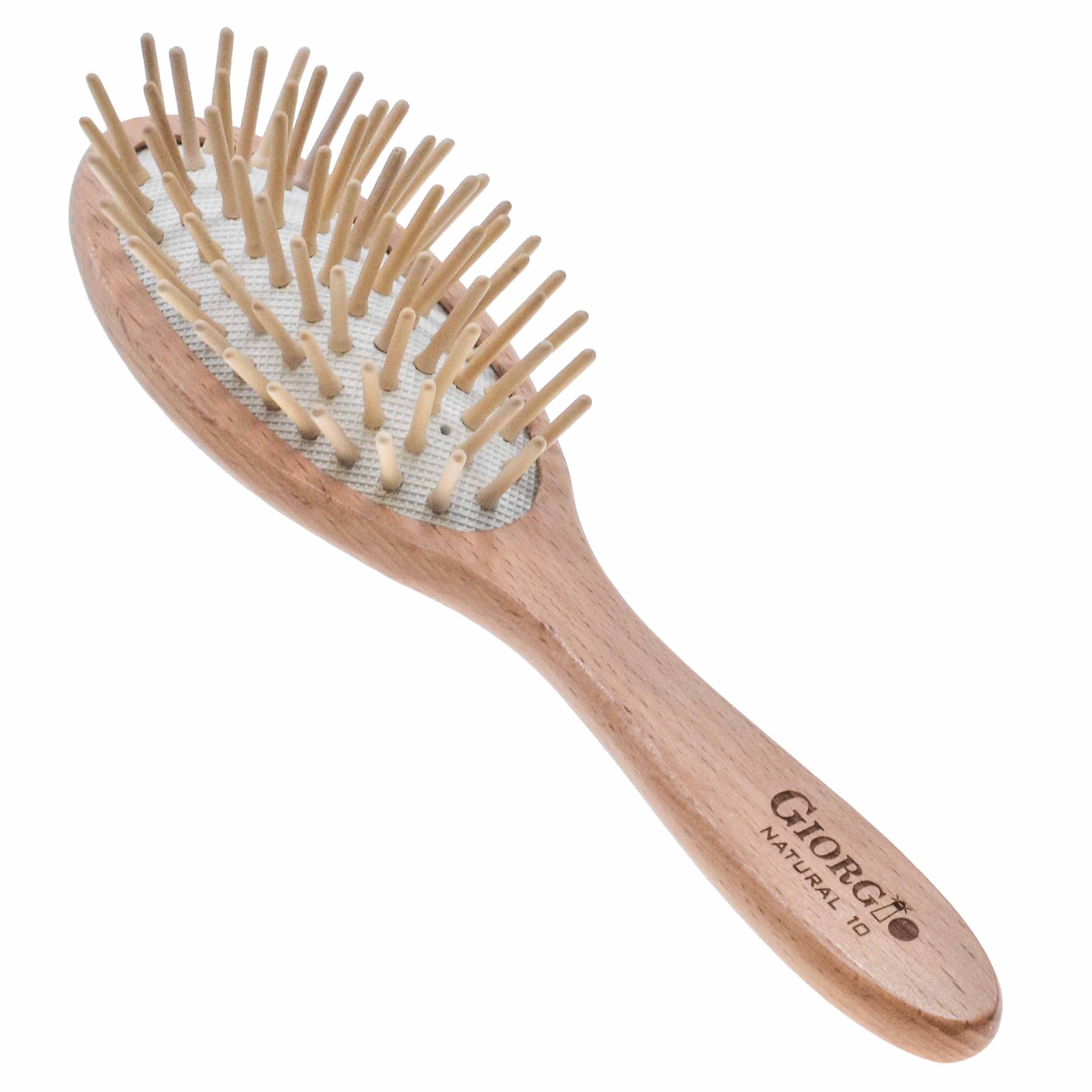 7.25" Wooden Air Cushion Detangling Hair Brush – Small