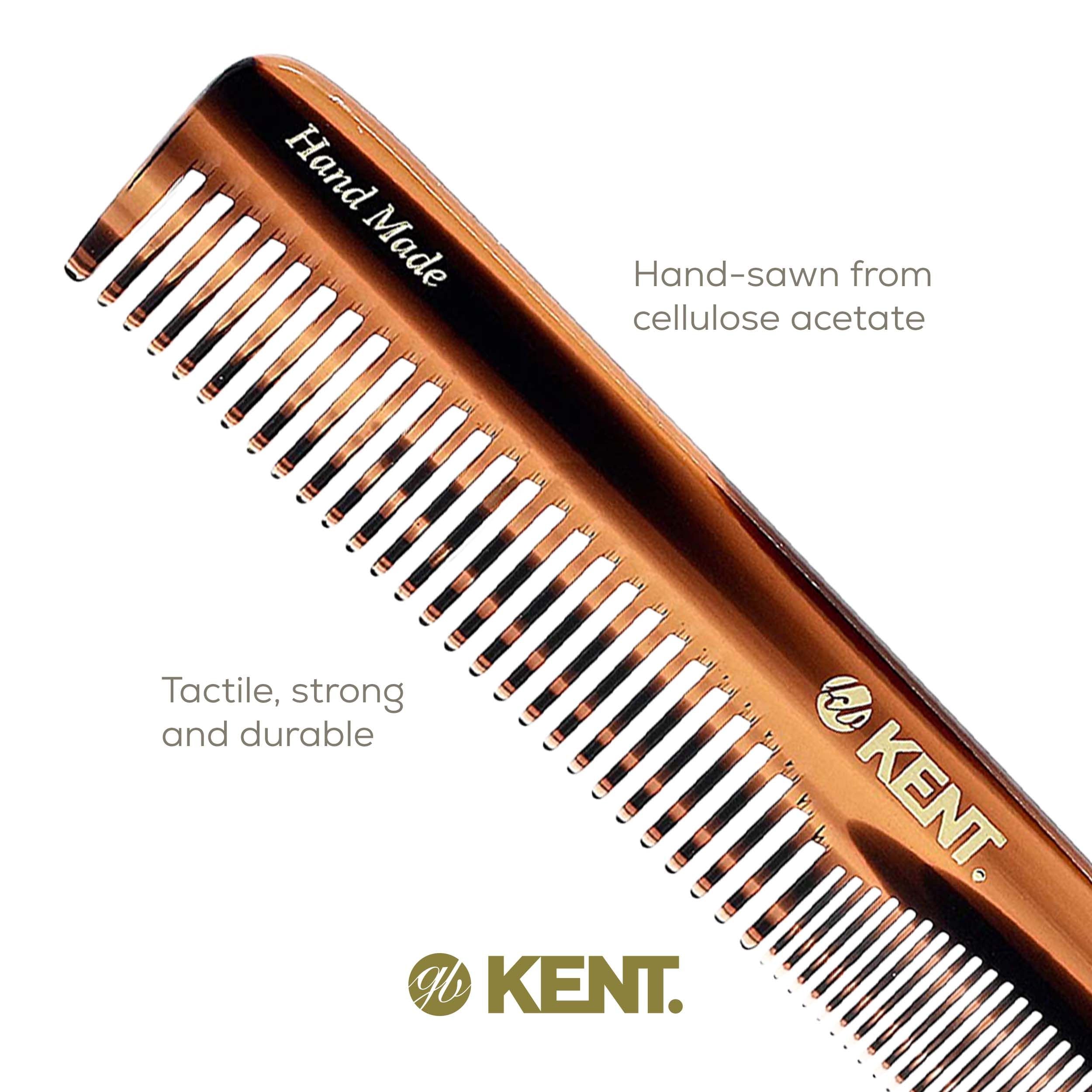 6.9" Handmade Fine and Wide Tooth Dressing Comb