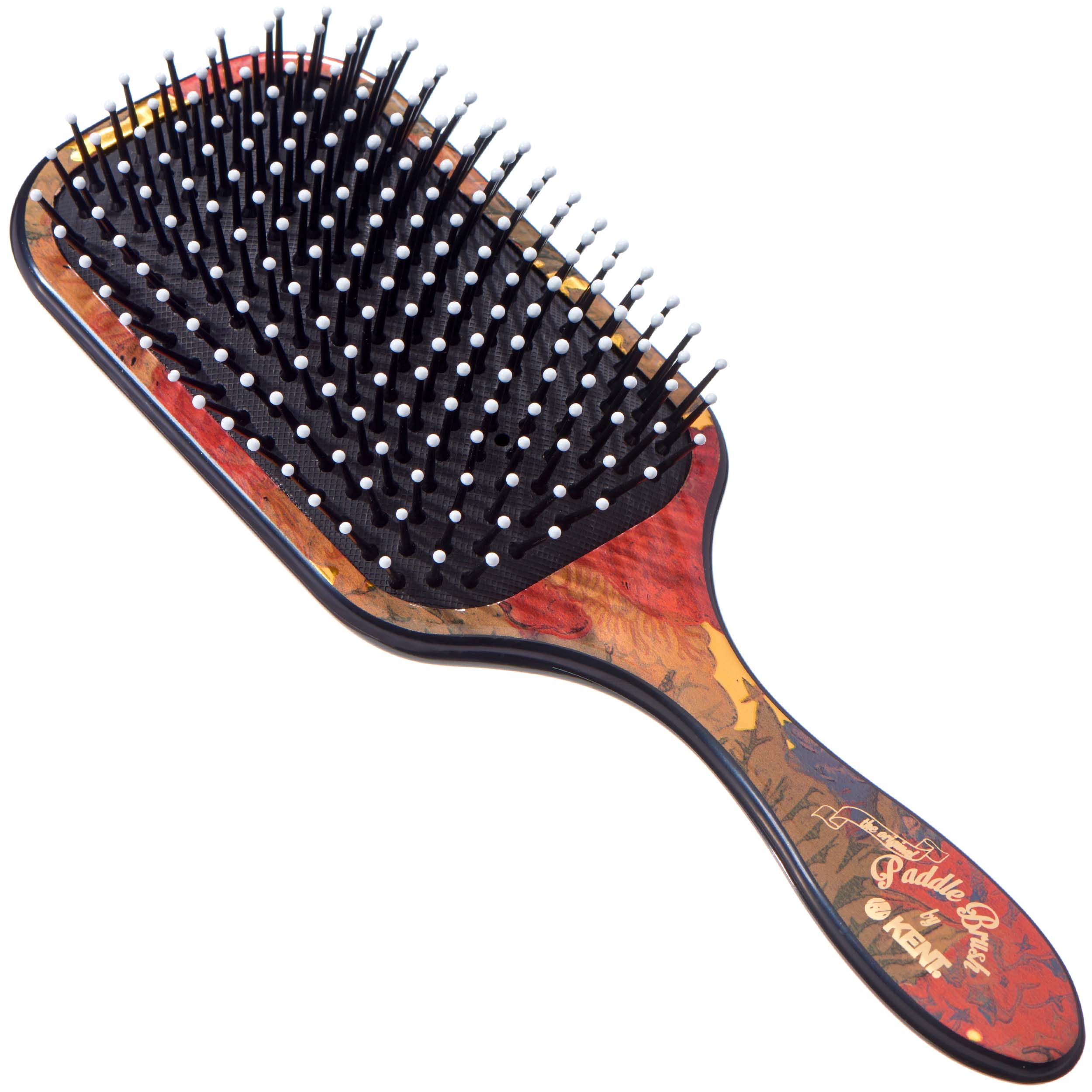 Floral Large Paddle Hair Brush
