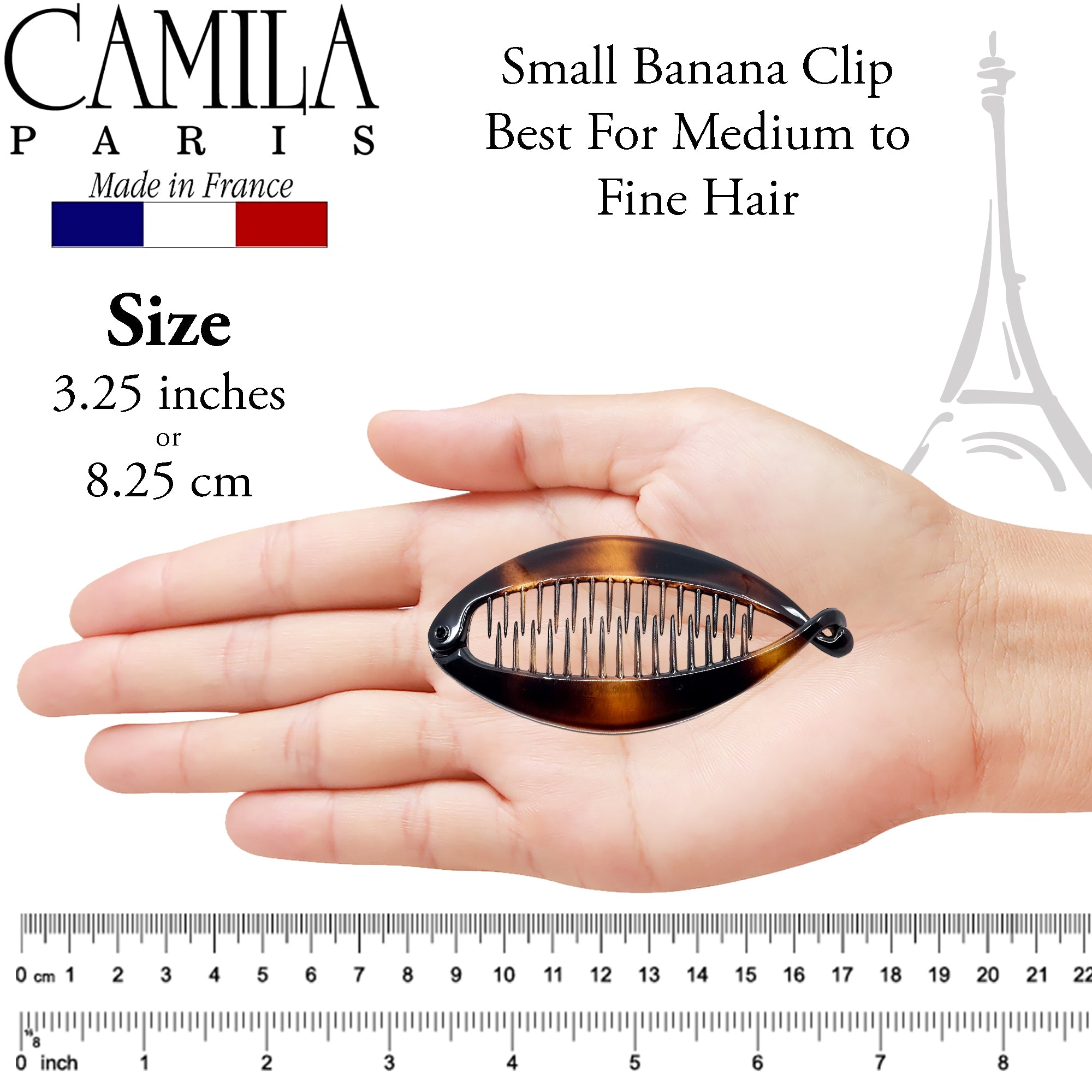 Camila Paris Hair Banana Clips Interlocking Ponytail