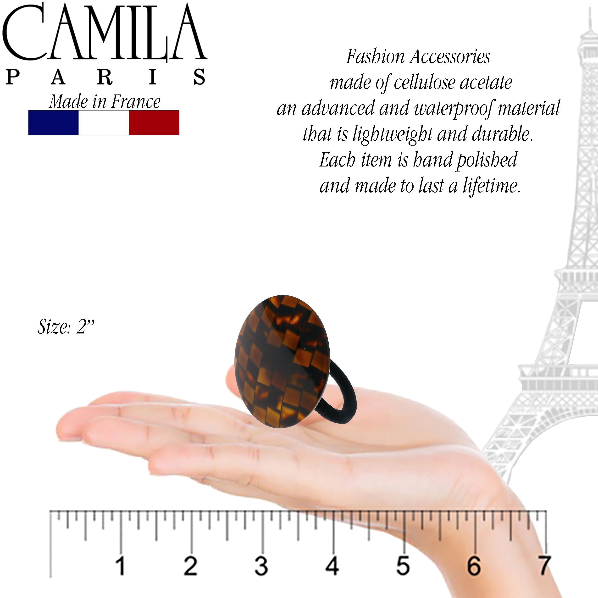 Camila Paris Hair Ties Handmade Round Hair Tie