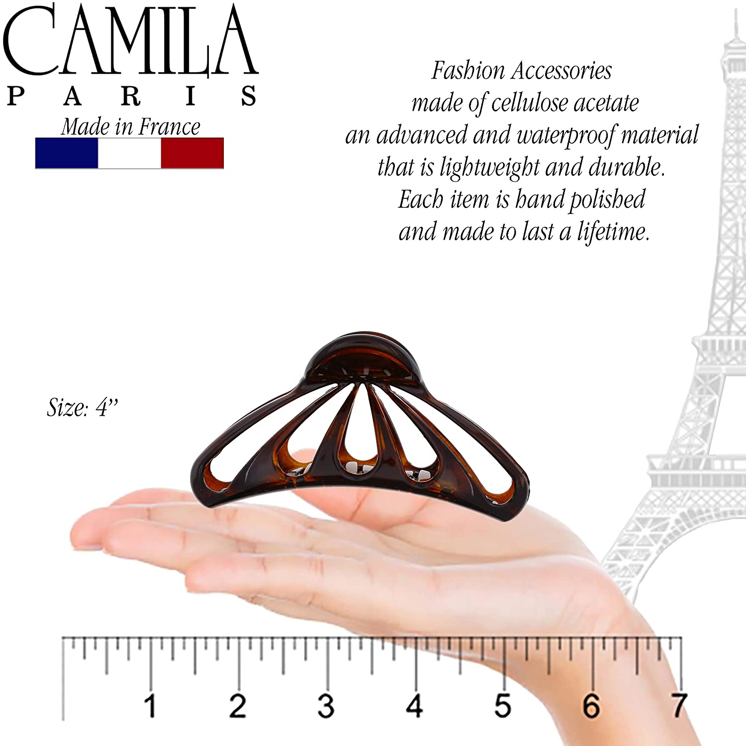 Camila Paris Octopus Hair Clips Drips Cutout
