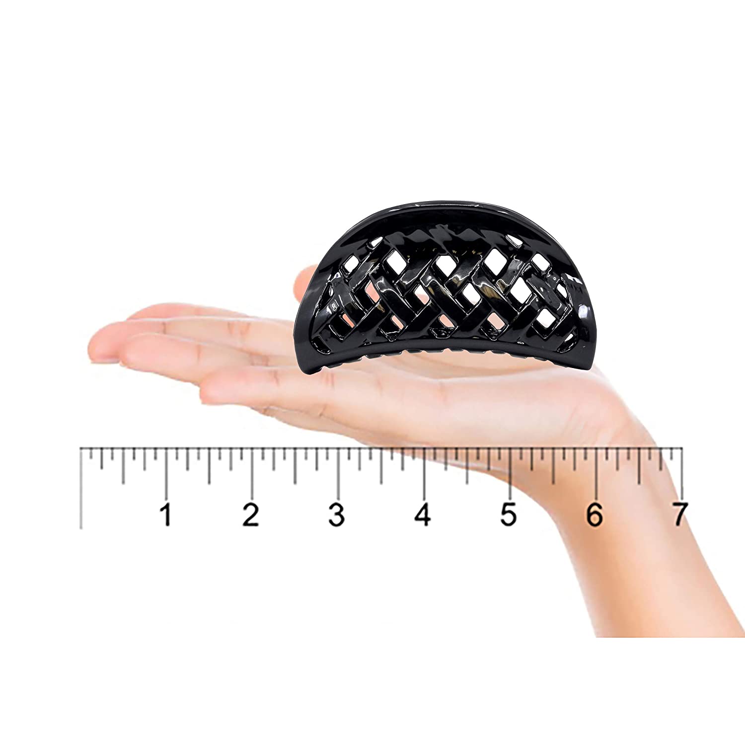 Camila Paris Hair Clips Woven Spring Covered