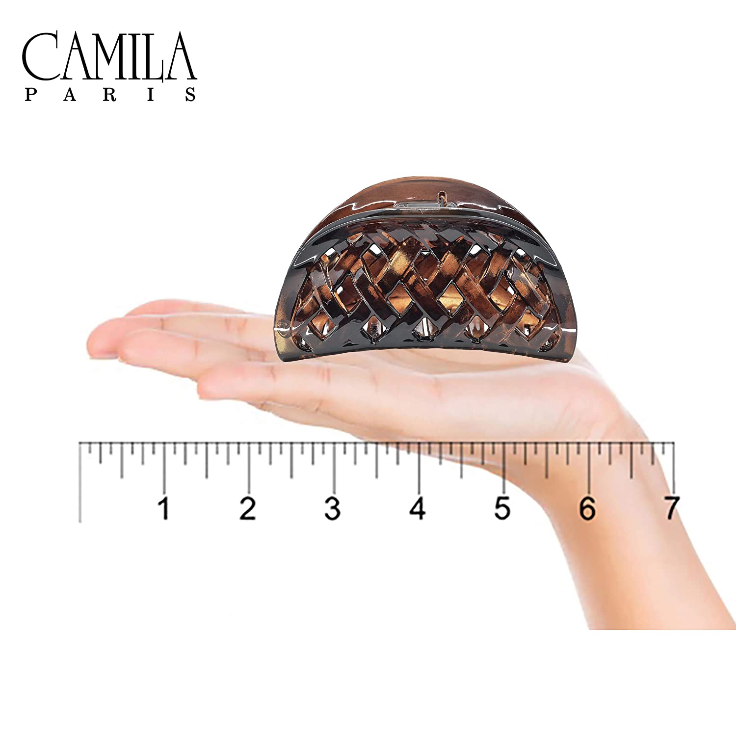 Camila Paris Hair Clips Woven Spring Covered