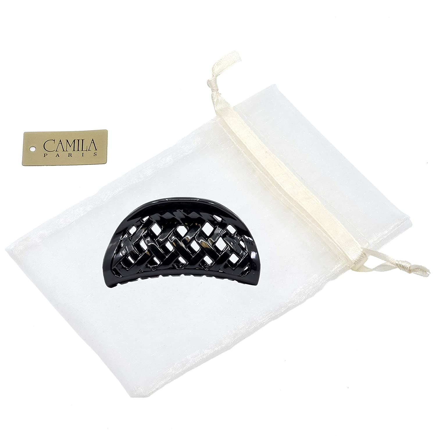 Camila Paris Hair Clips Woven Spring Covered