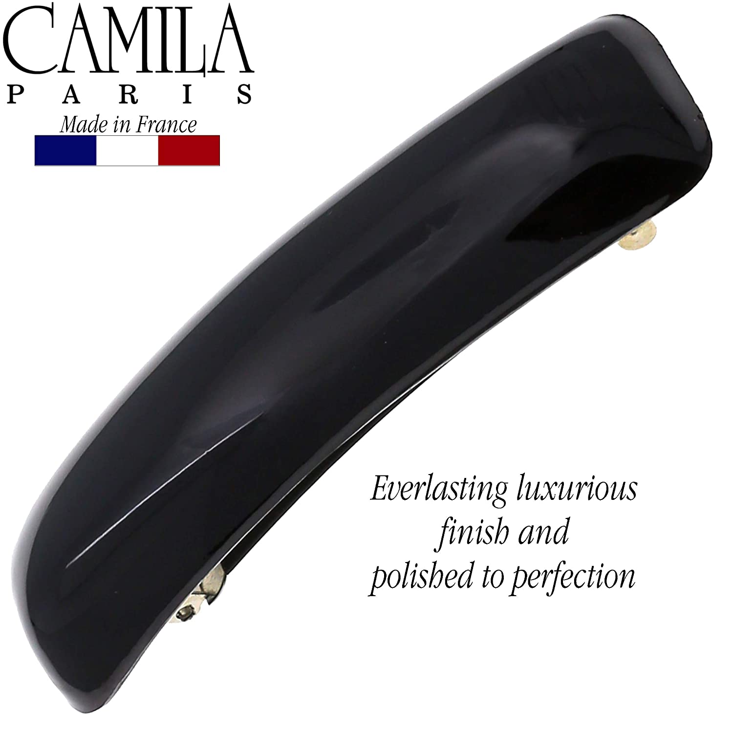 Camila Paris Hair Barrettes Contoured No-Slip