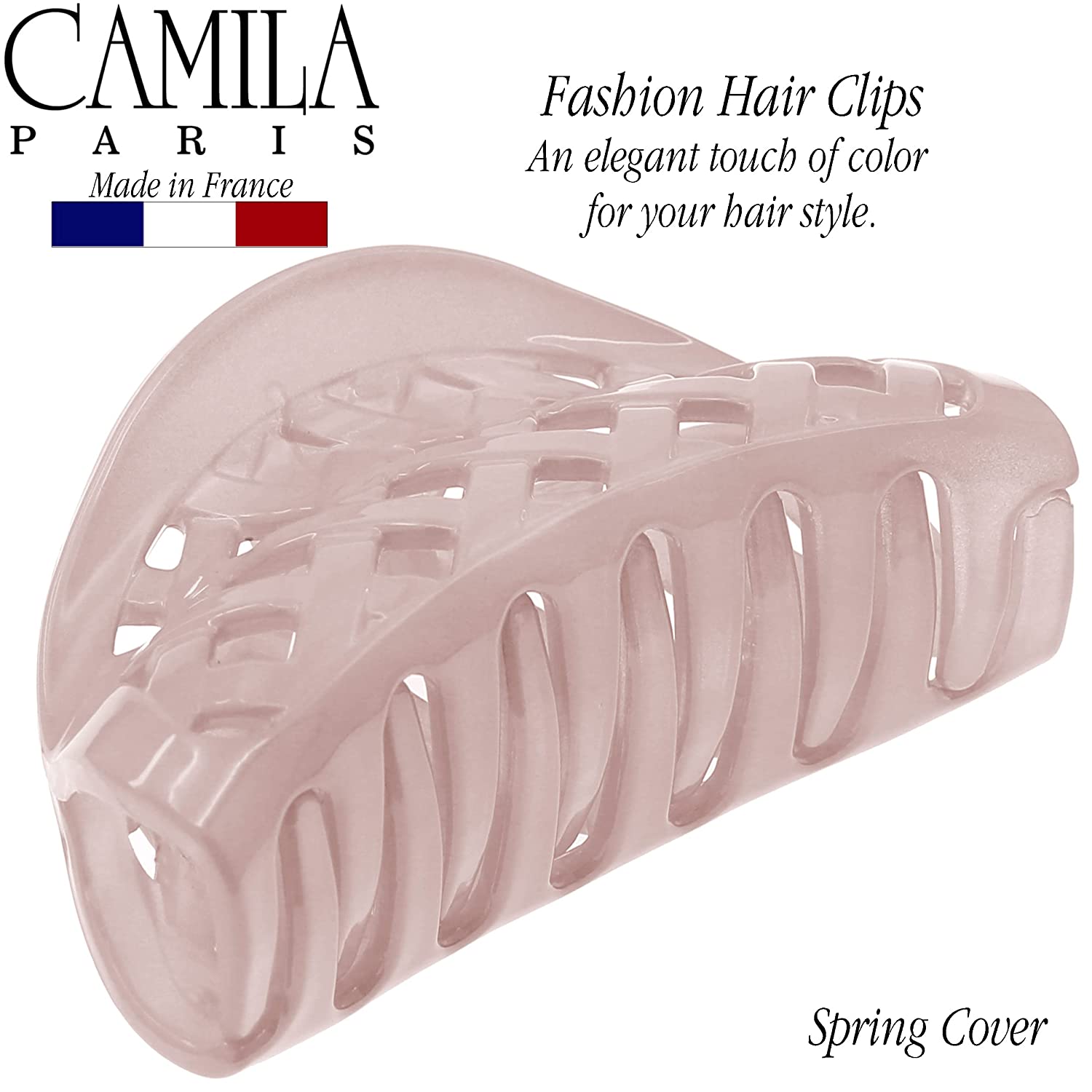 Camila Paris Hair Clips Woven Spring Covered