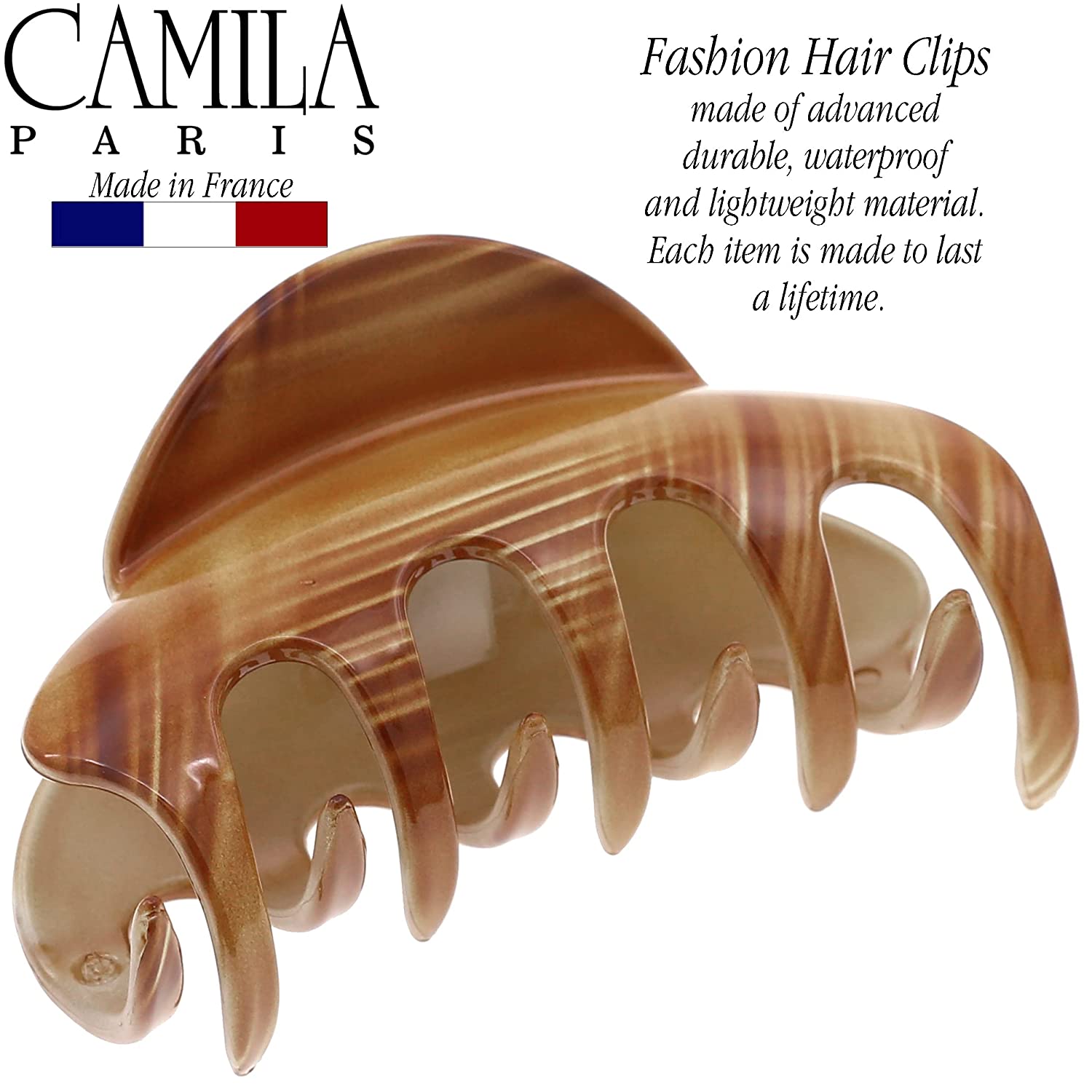 Camila Paris Hair Clips Medusa Spring Covered