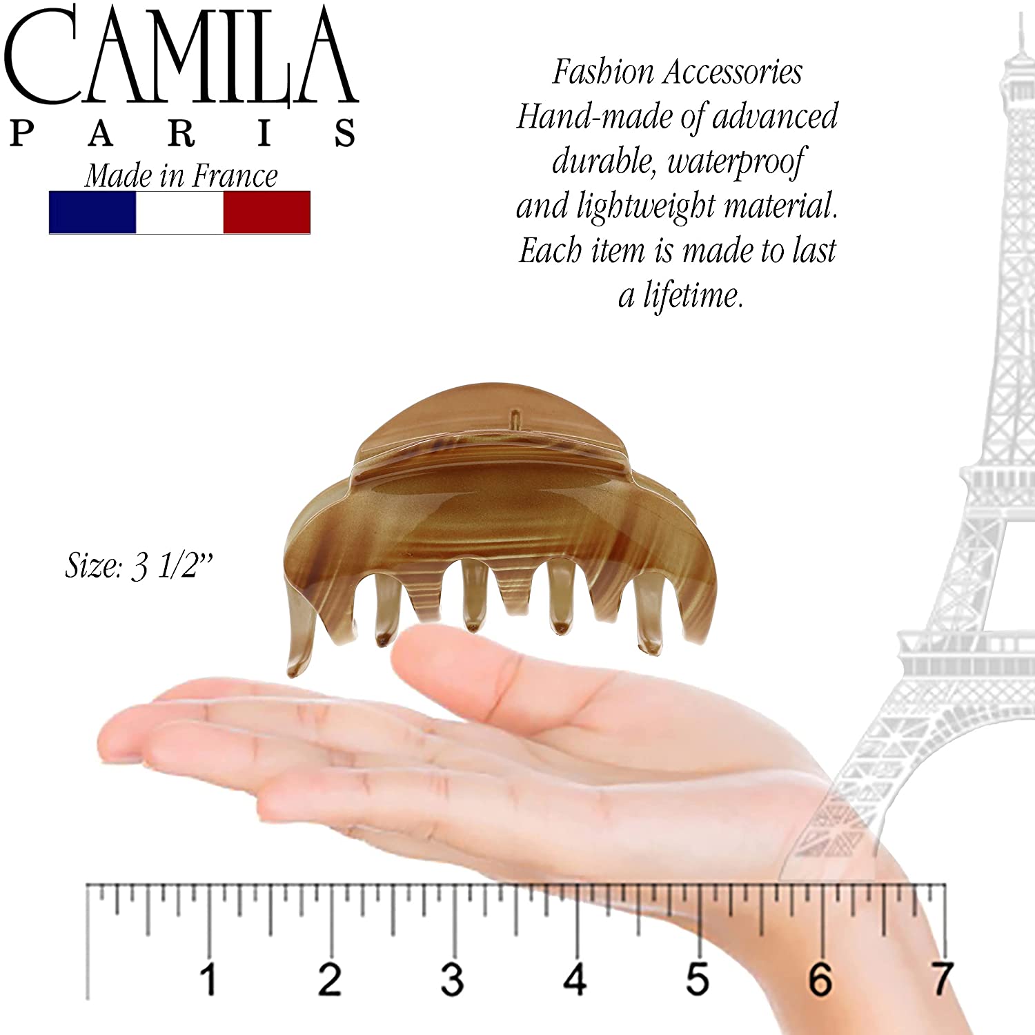Camila Paris Hair Clips Medusa Spring Covered