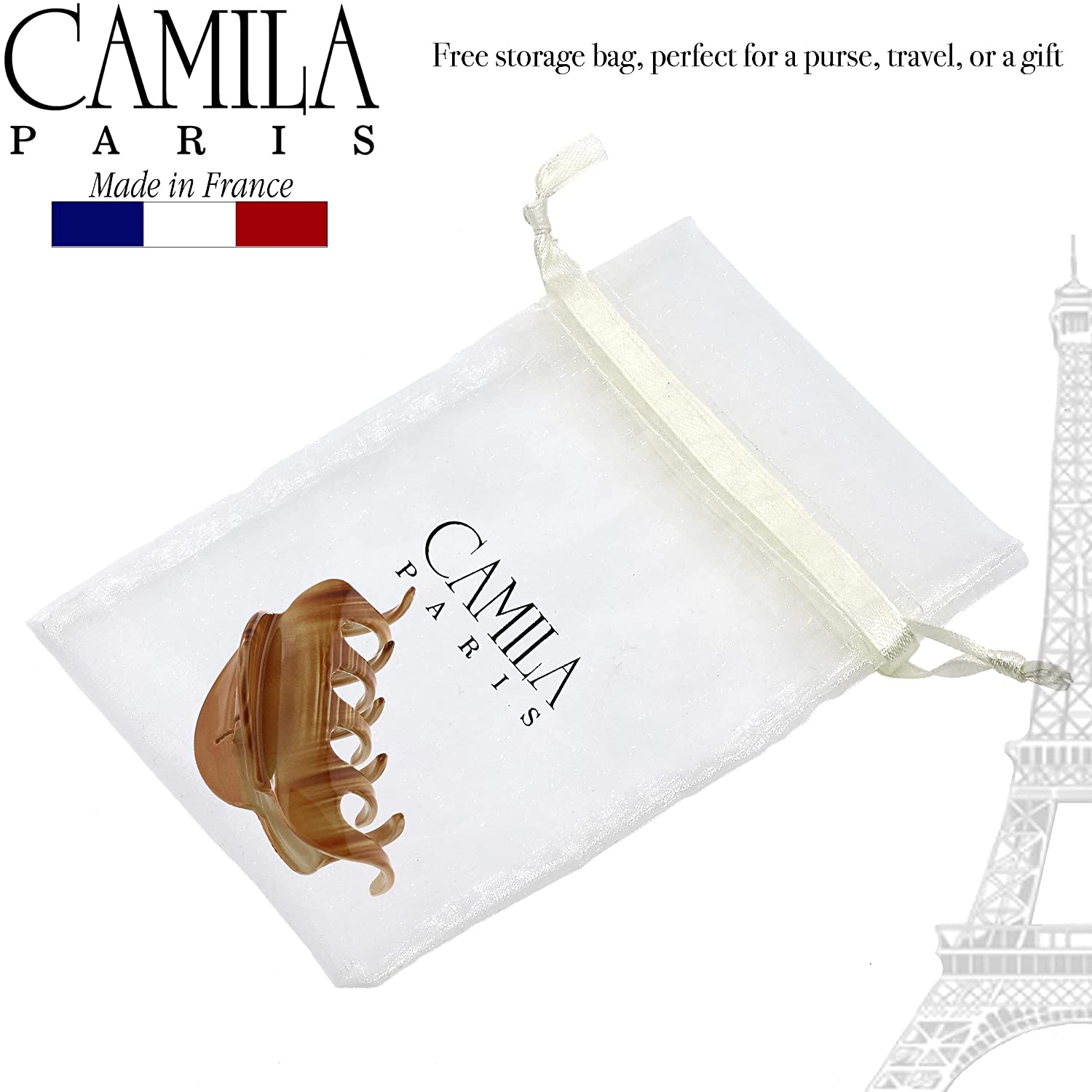 Camila Paris Hair Clips Medusa Spring Covered