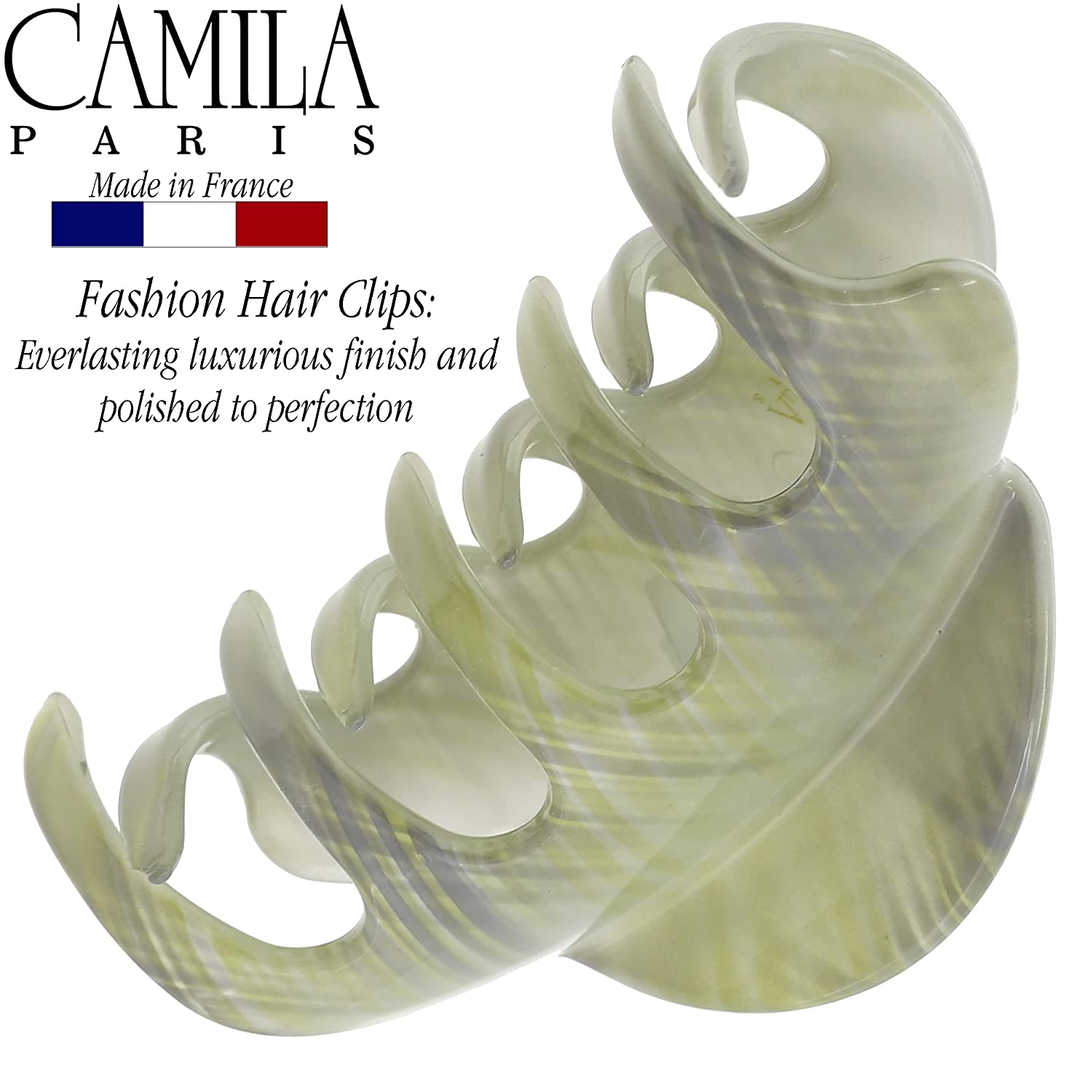 Camila Paris Hair Clips Medusa Spring Covered