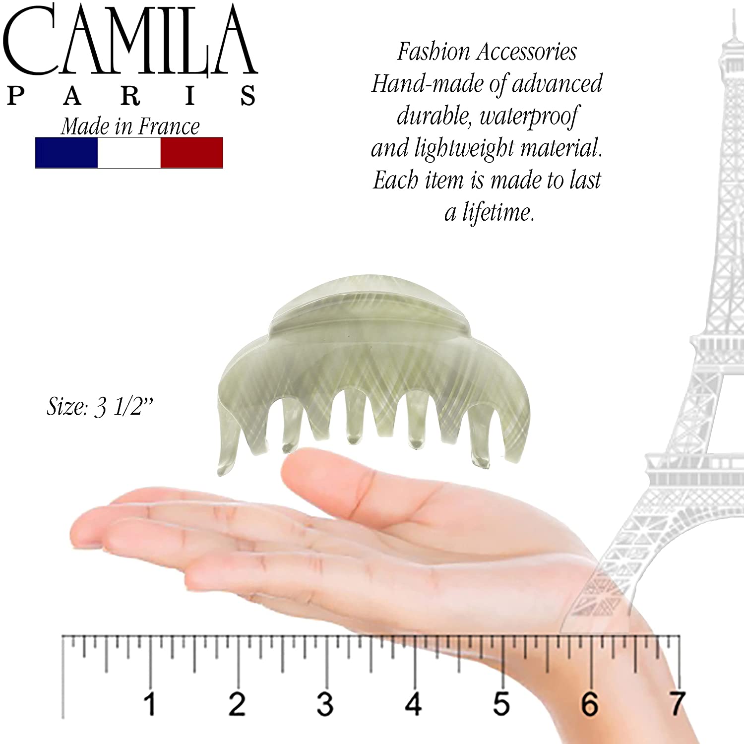 Camila Paris Hair Clips Medusa Spring Covered