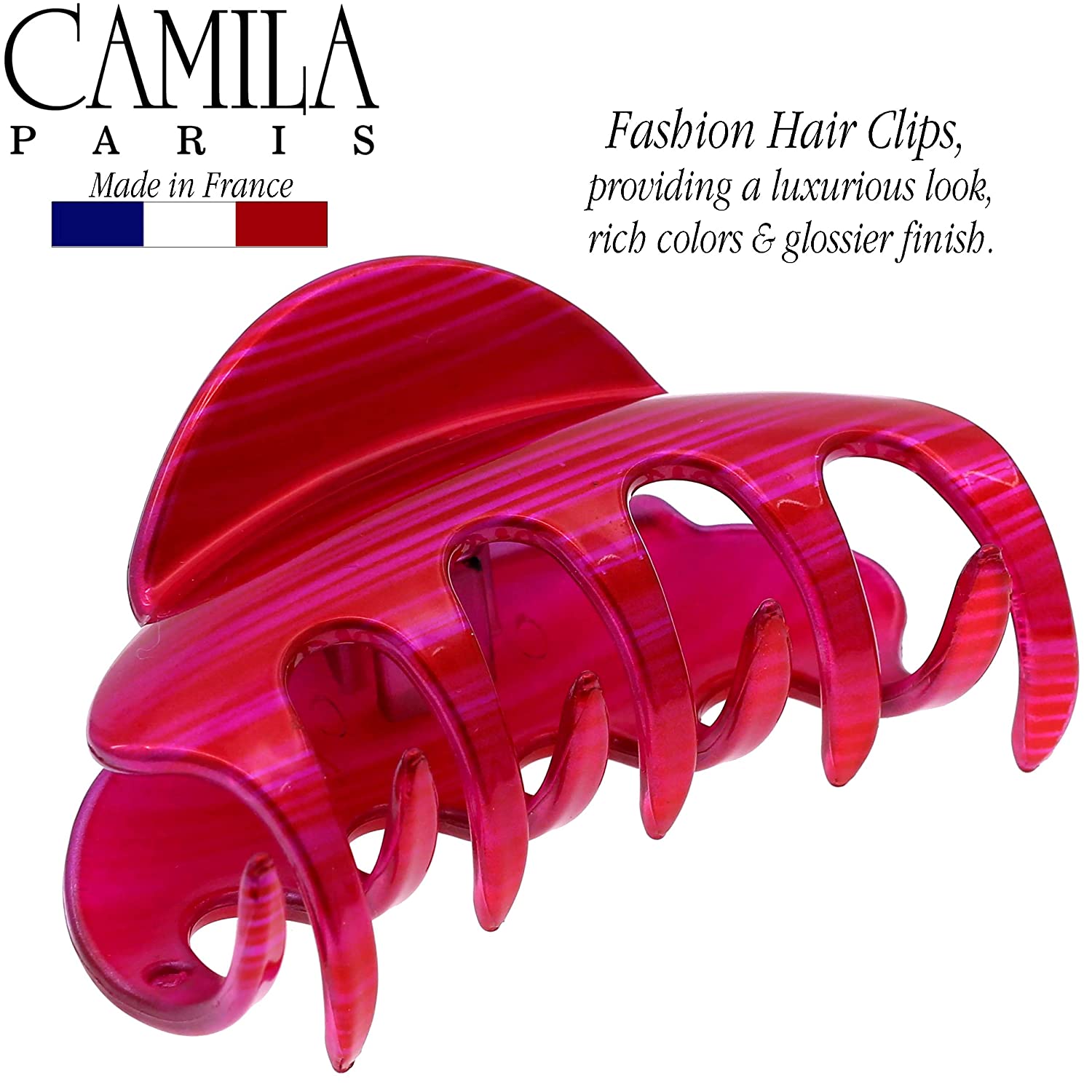 Camila Paris Hair Clips Medusa Spring Covered