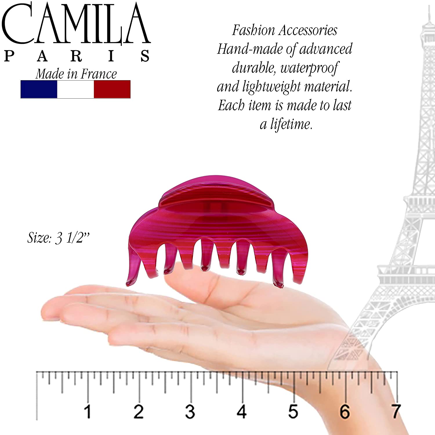 Camila Paris Hair Clips Medusa Spring Covered