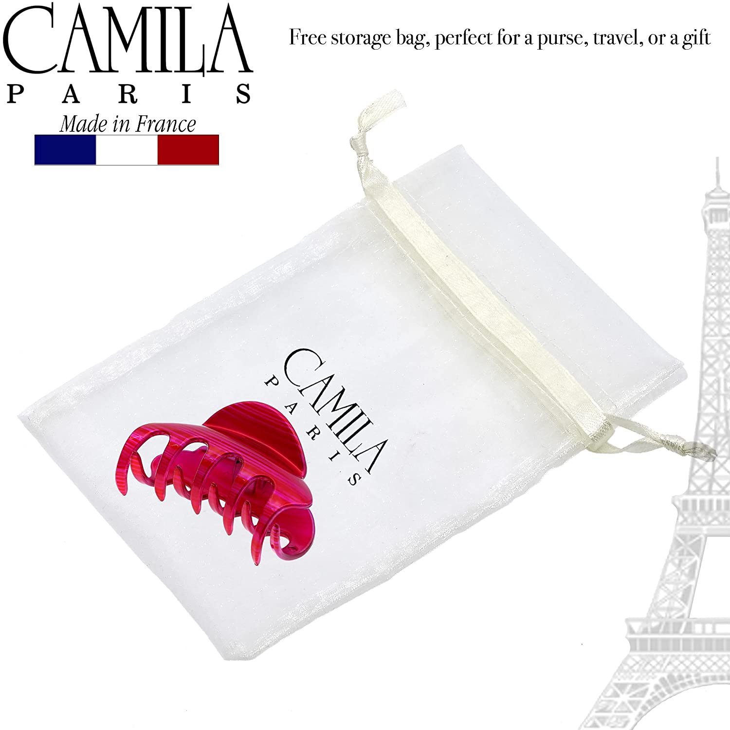 Camila Paris Hair Clips Medusa Spring Covered