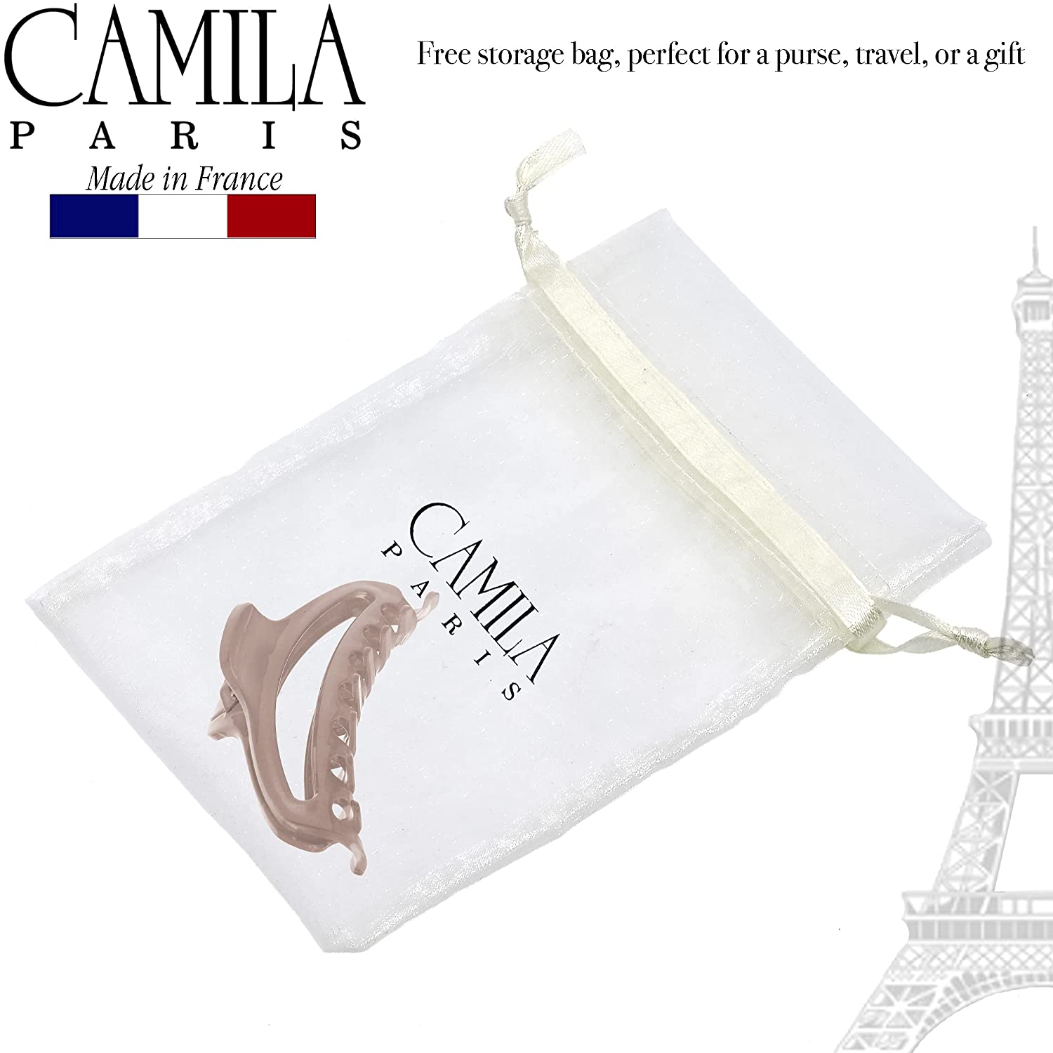 Camila Paris Hair Clips Curved Cutout