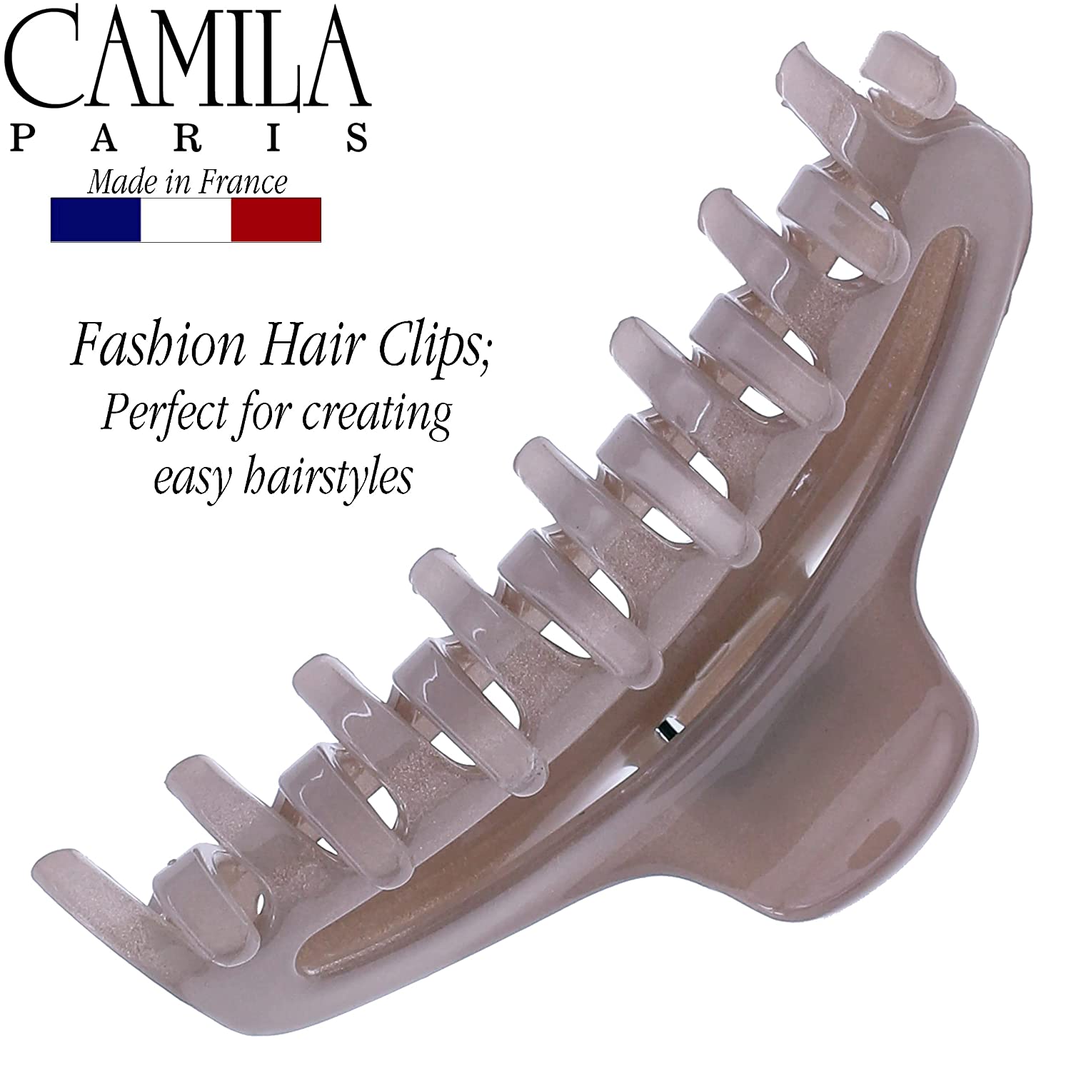 Camila Paris Hair Clips Curved Cutout