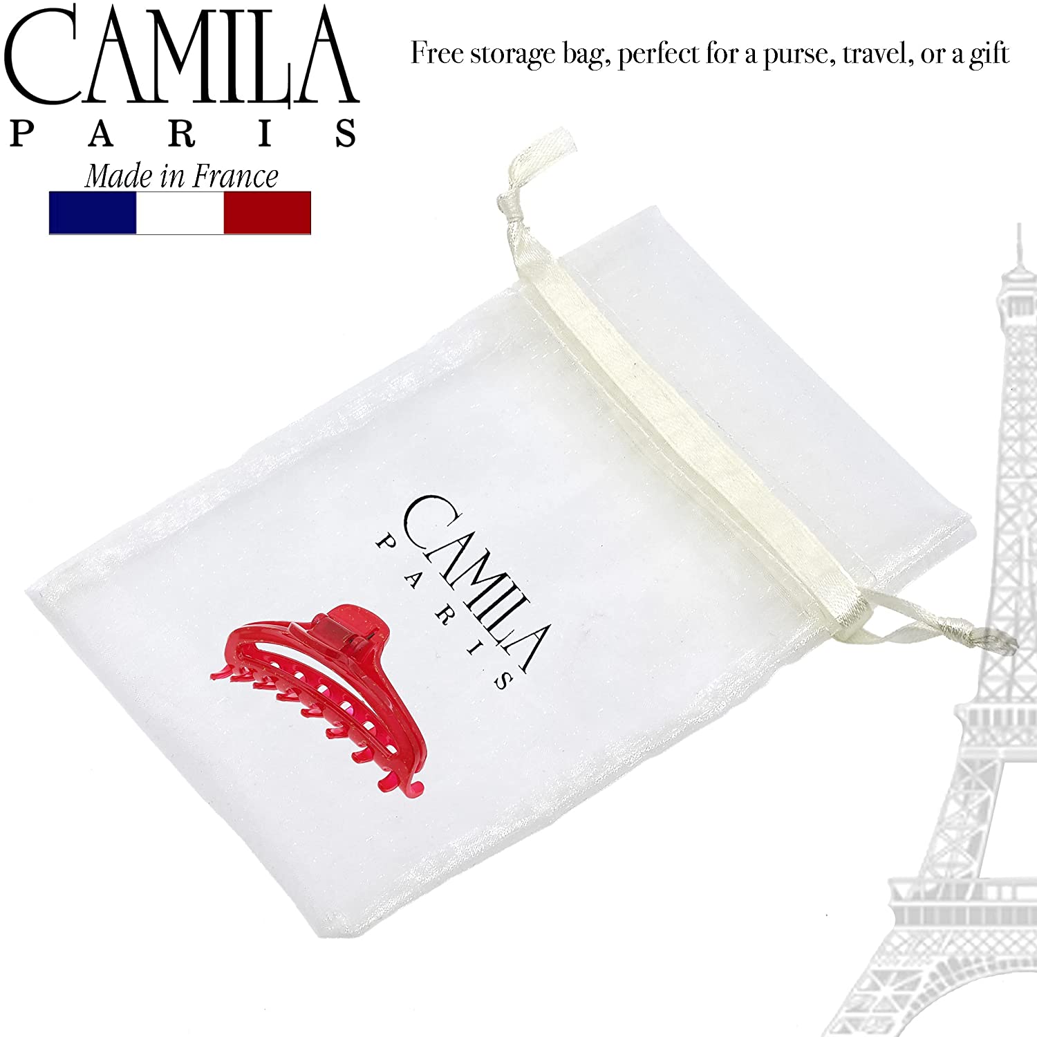 Camila Paris Hair Clips Curved Cutout