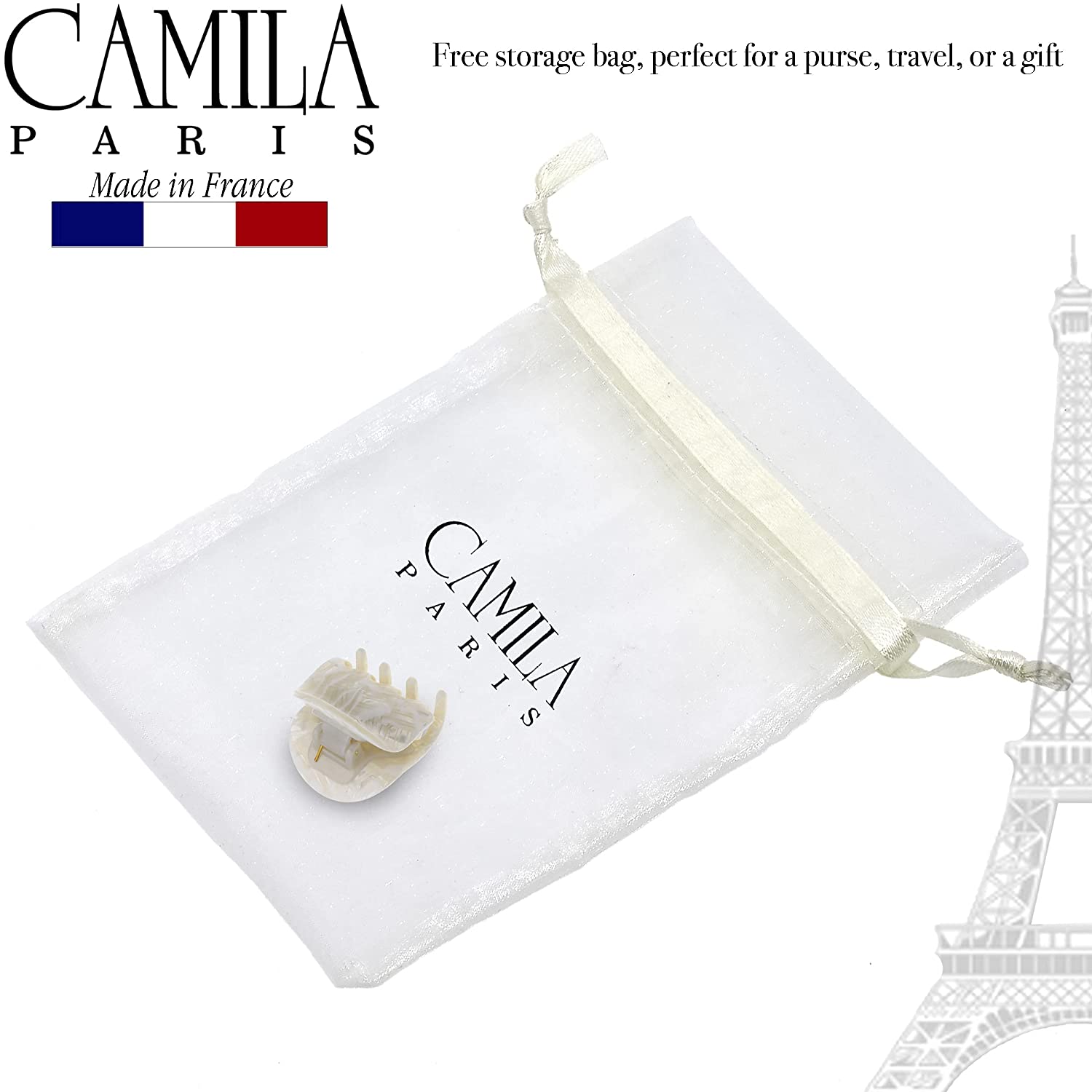Camila Paris Hair Clips Bardot Spring Covered