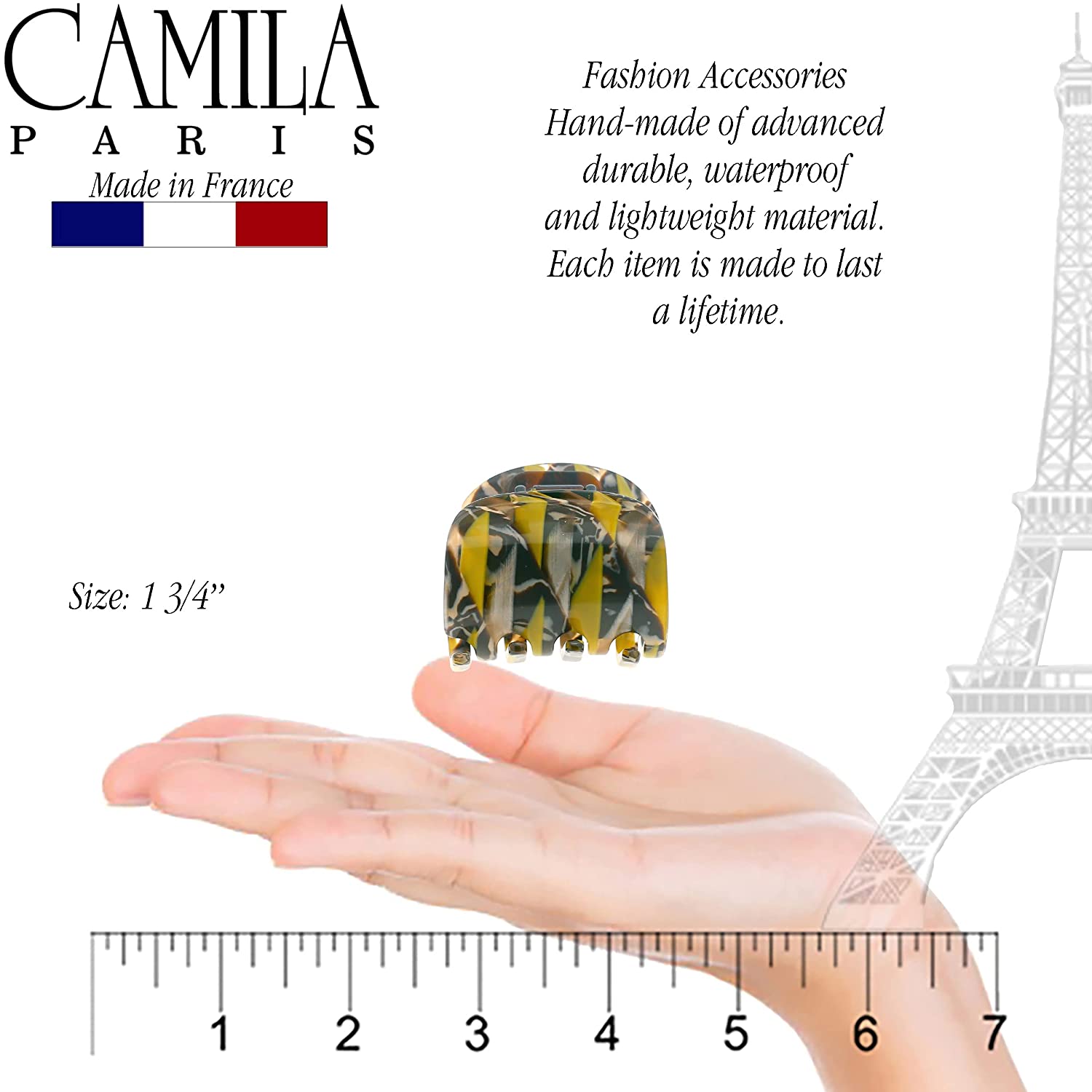 Camila Paris Hair Clips Bardot Spring Covered