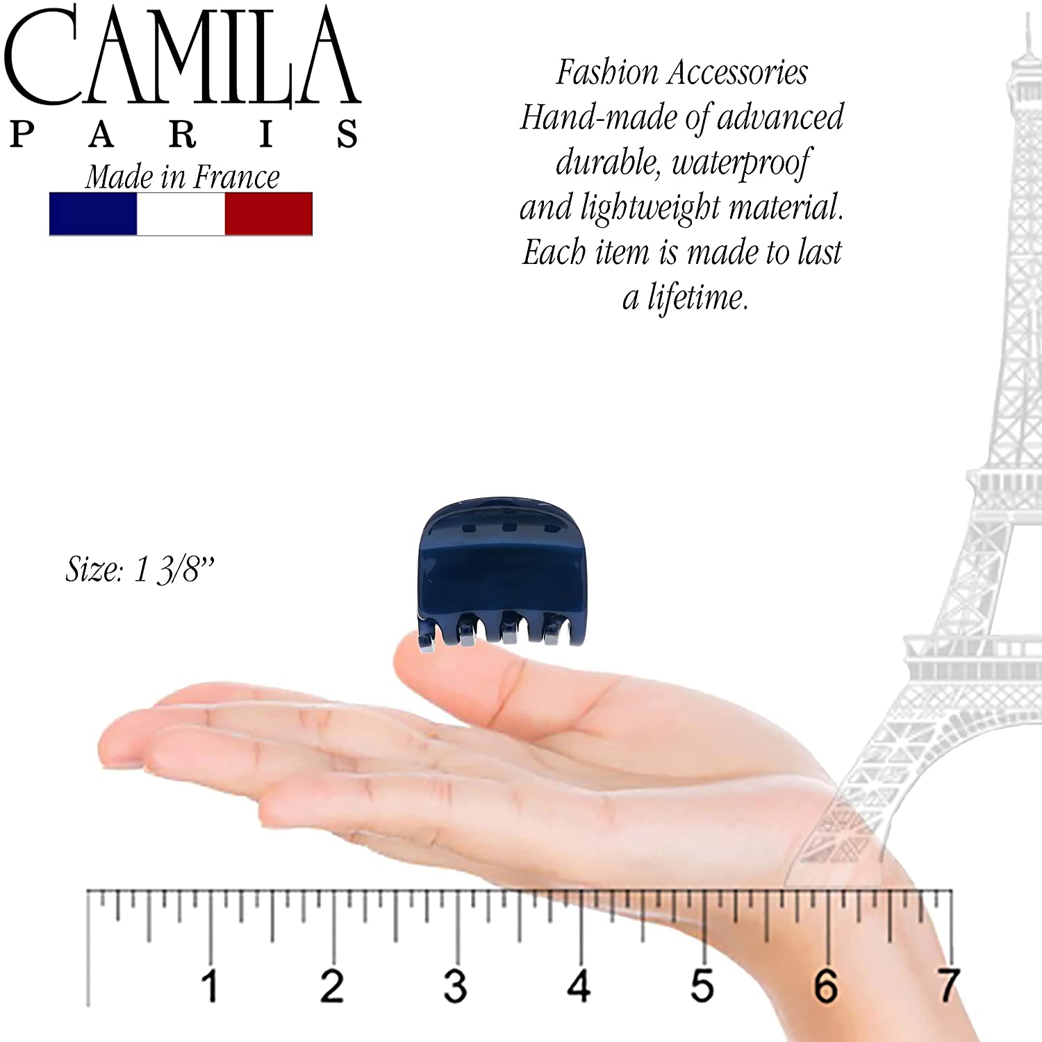 Camila Paris Hair Clips Bardot Spring Covered