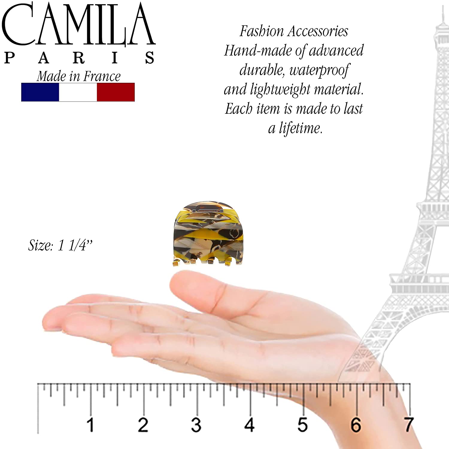 Camila Paris Hair Clips Bardot Spring Covered
