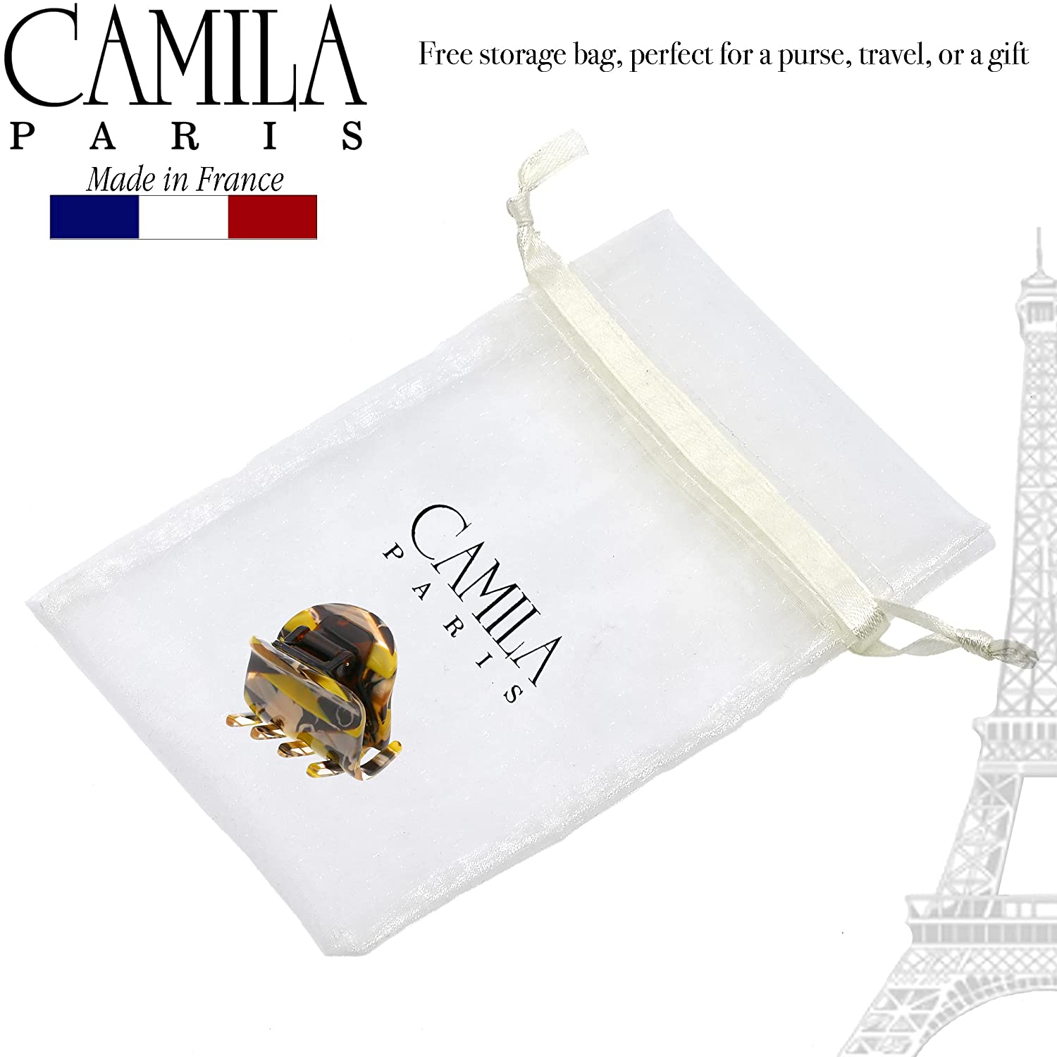 Camila Paris Hair Clips Bardot Spring Covered
