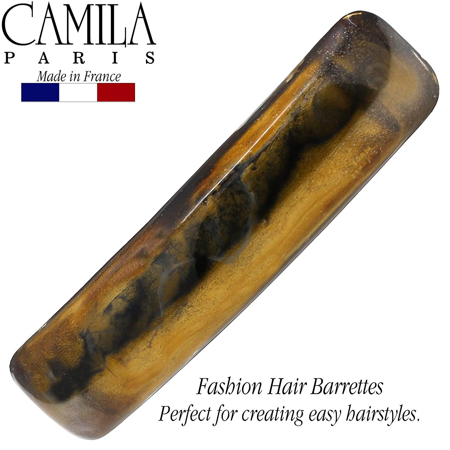Camila Paris Hair Barrettes Contoured No-Slip