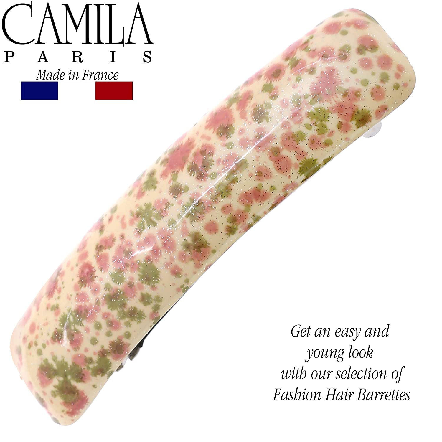 Camila Paris Hair Barrettes Contoured No-Slip