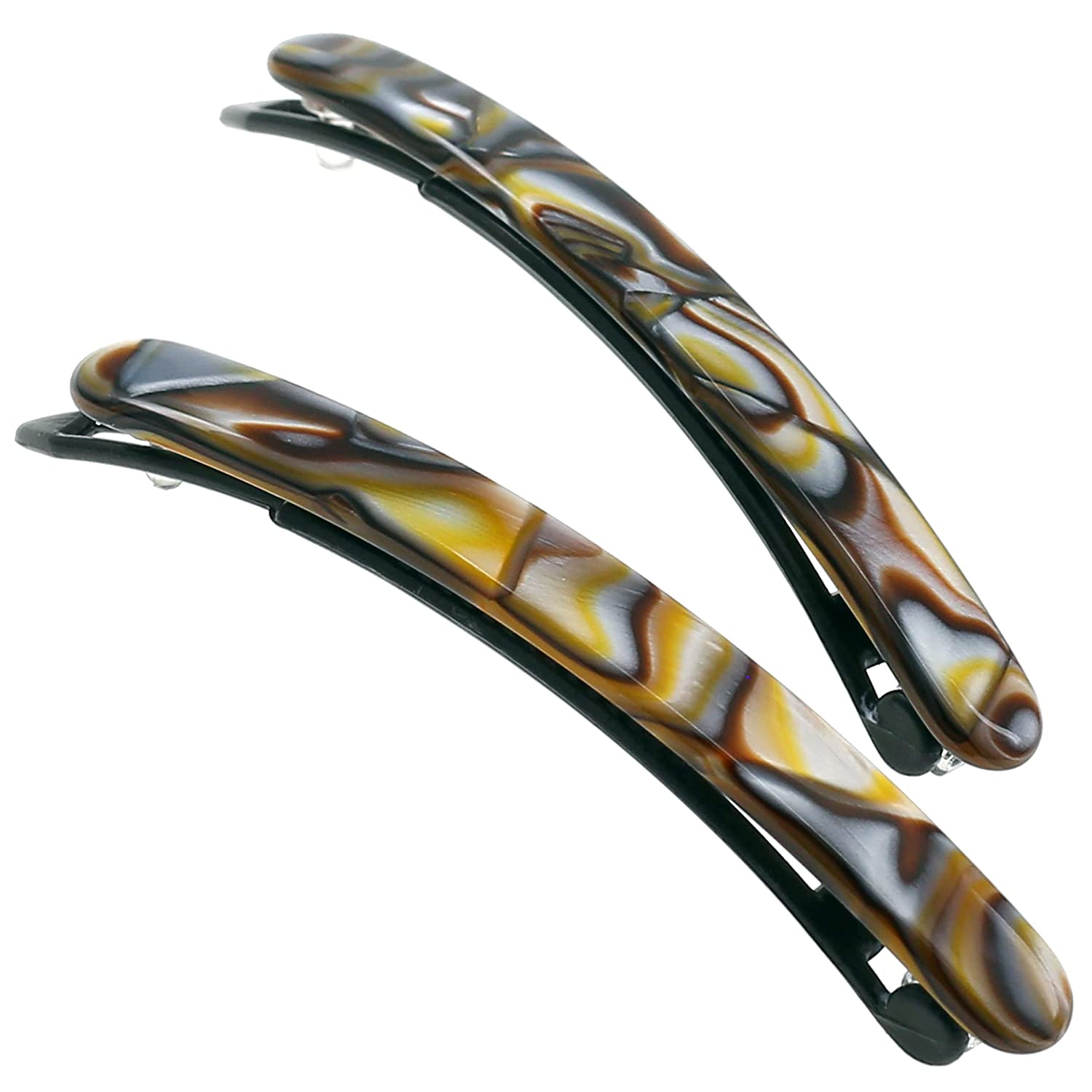 Camila Paris Hair Barrettes Classic Metal-Free Pair