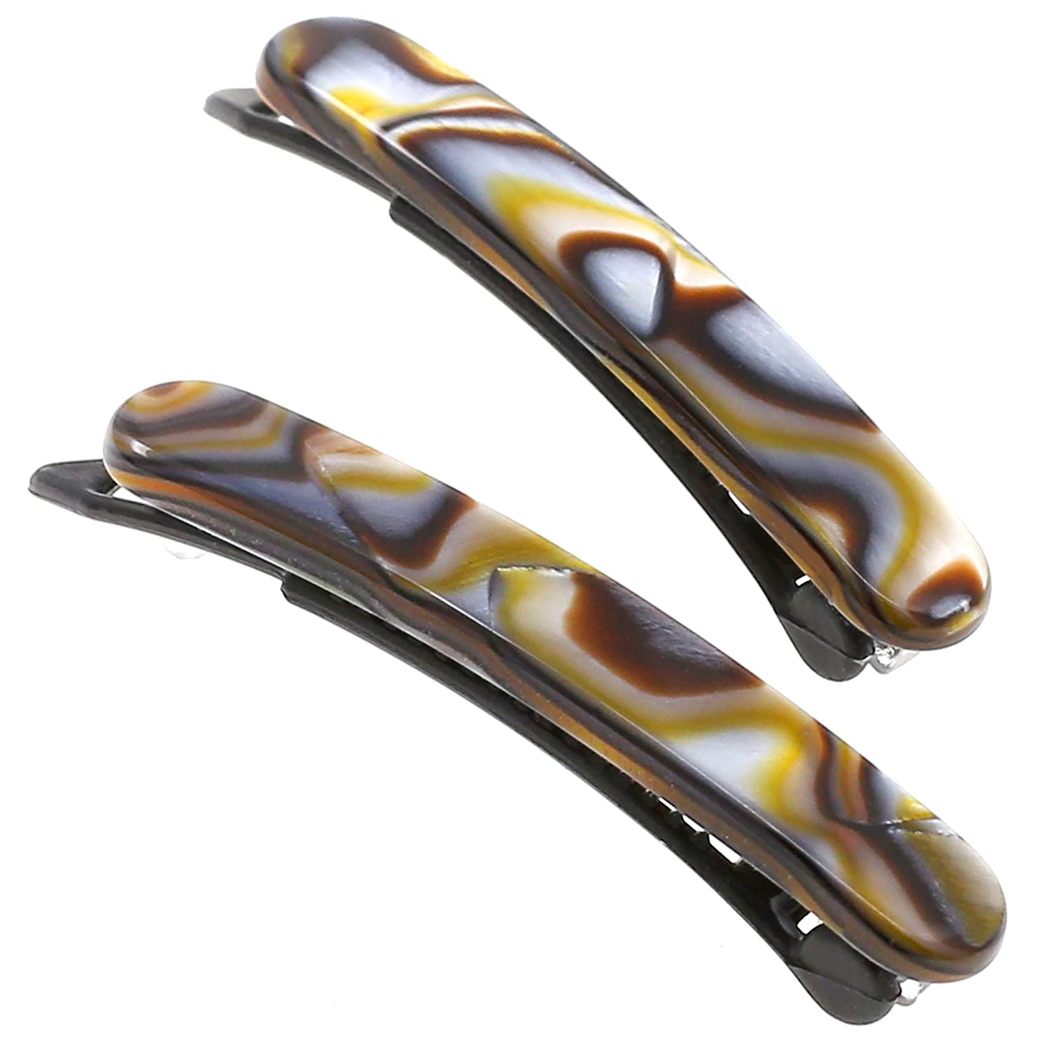 Camila Paris Hair Barrettes Classic Metal-Free Pair